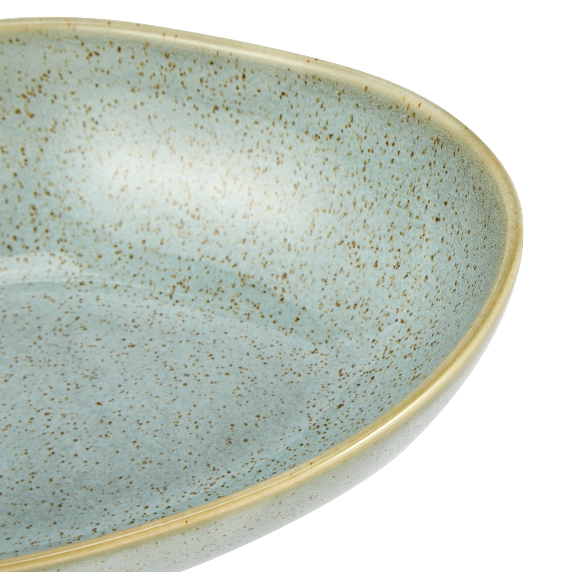 3 Green Glazed Serving Bowl, 3 of 7