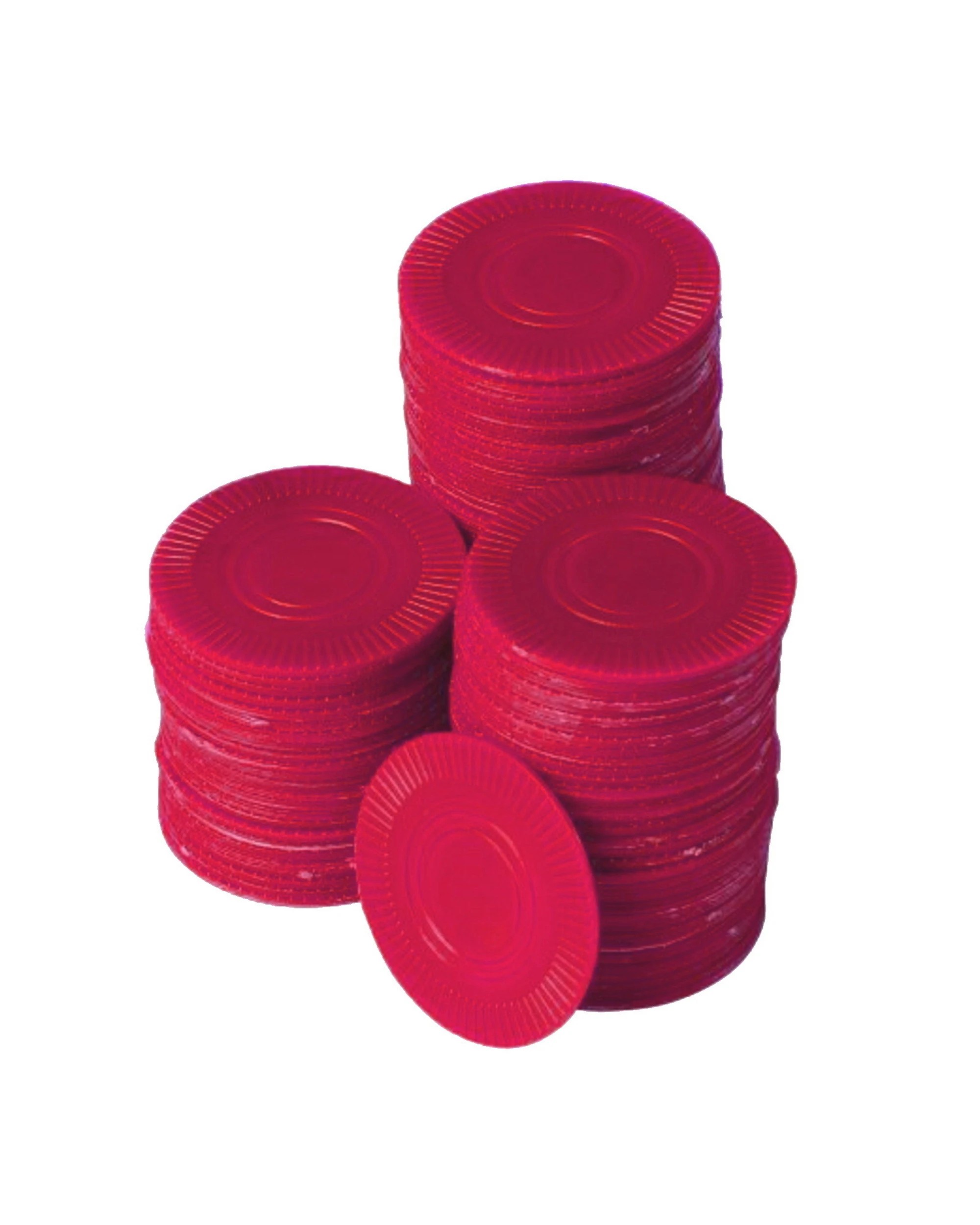 1 Partyrama Casino Red Poker Chips Pack of 100, 1 of 1
