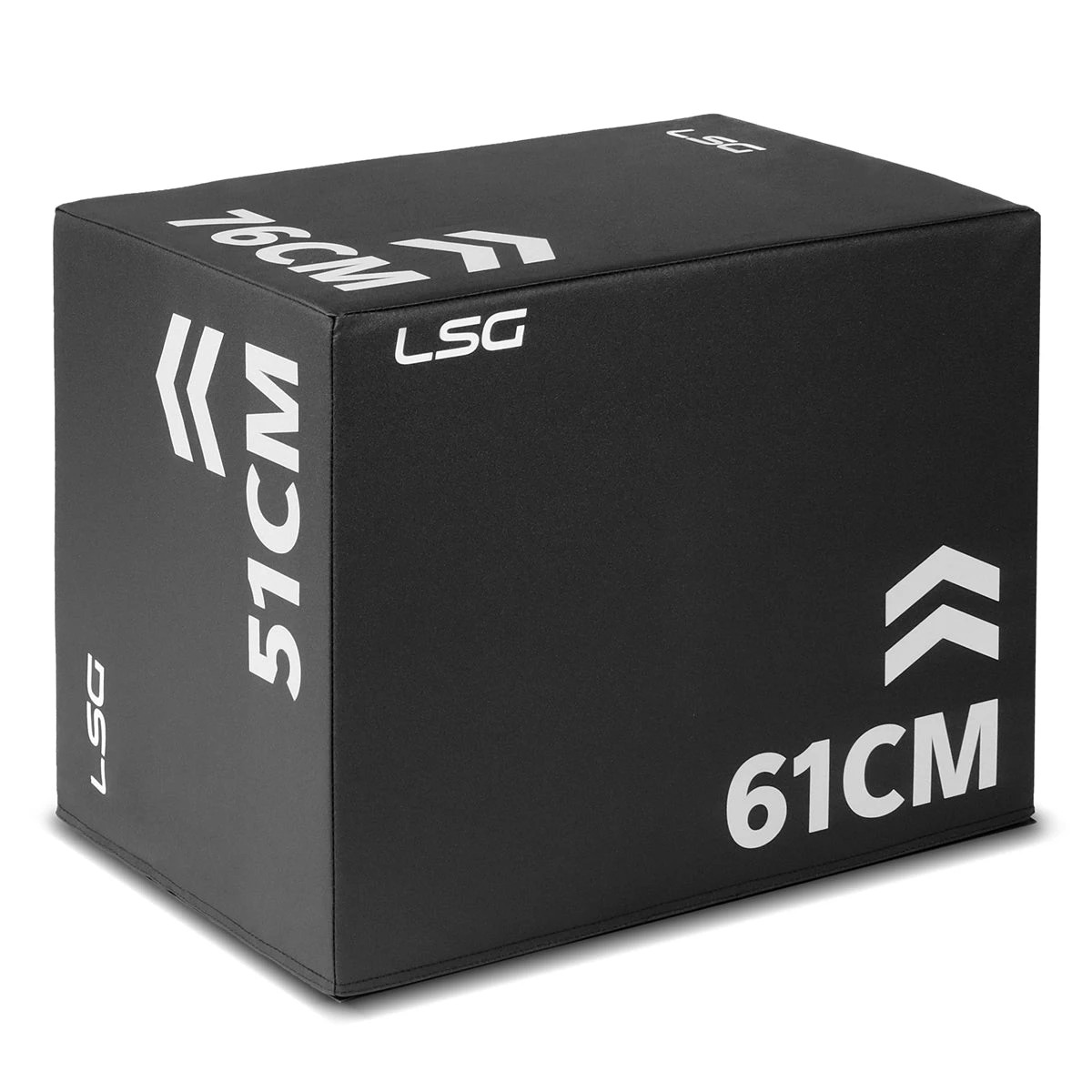 1 LSG 3-in-1 Soft Plyo Box - Black, 1 of 4
