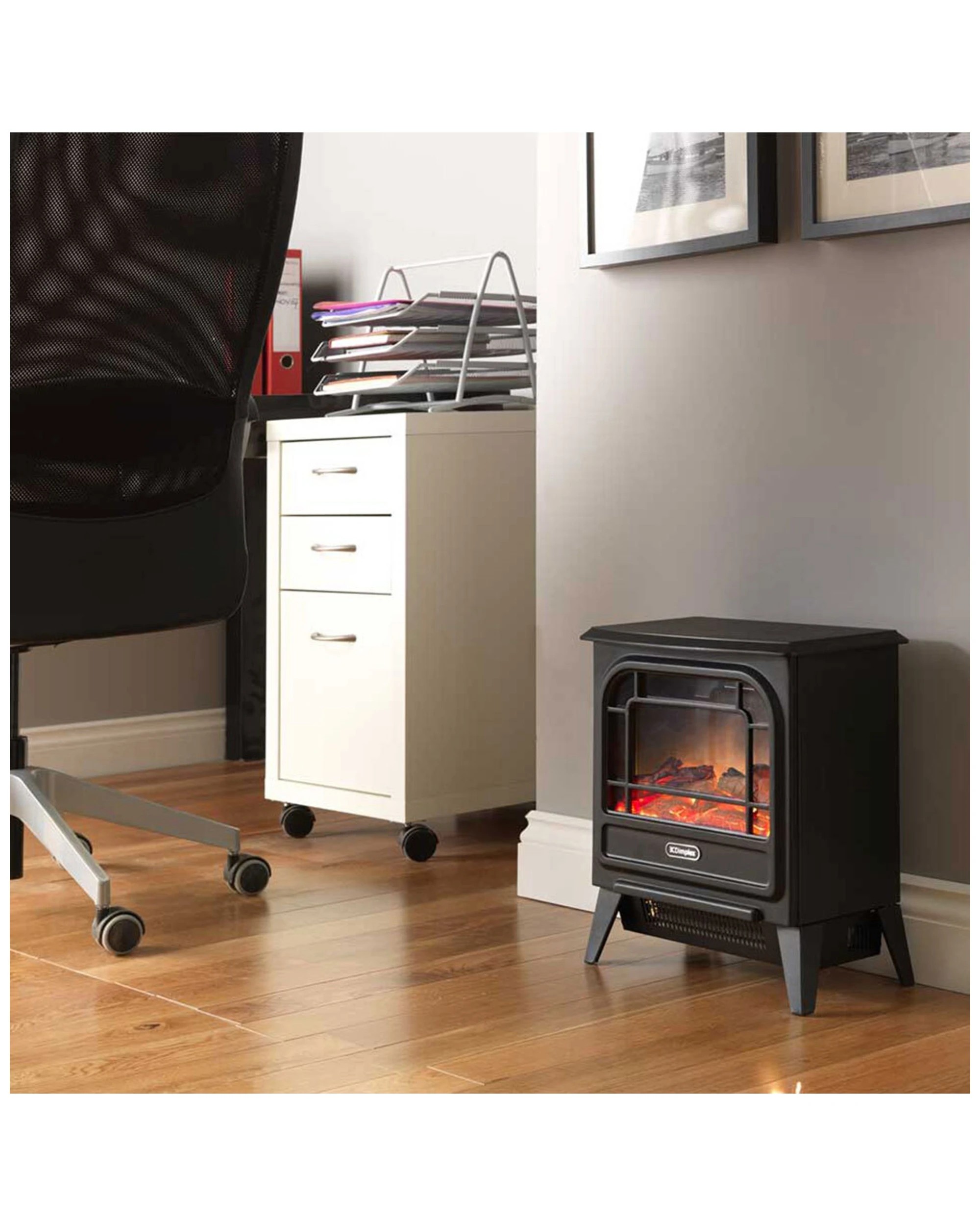 4 Dimplex Mcfstv12 1.2kw Optiflame Led Electric/portable Microstove Fire Heater - Black, 4 of 8