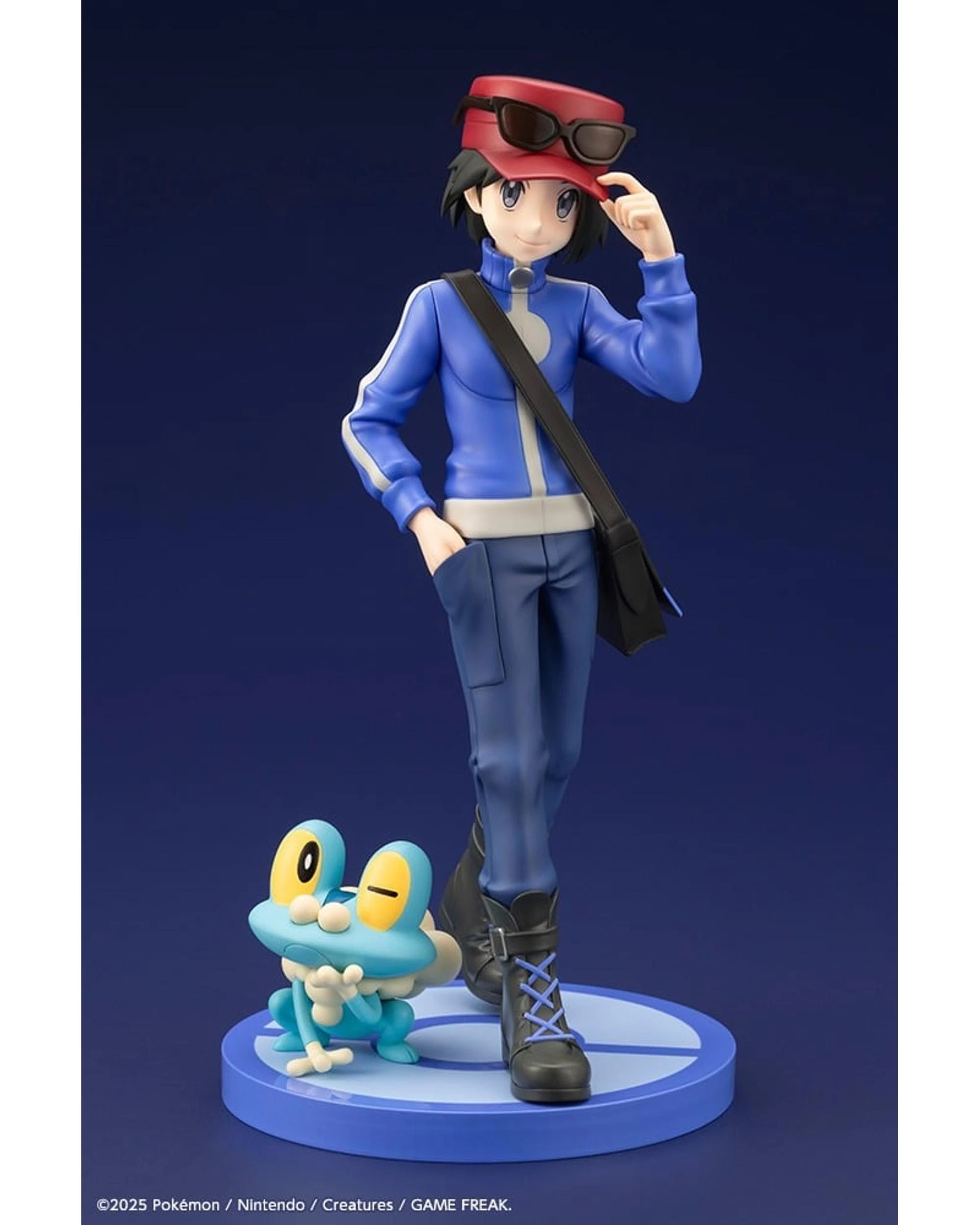2 Kotobukiya ARTFX J Pokemon Calem with Froakie 1/8 Scale Figure, 2 of 10