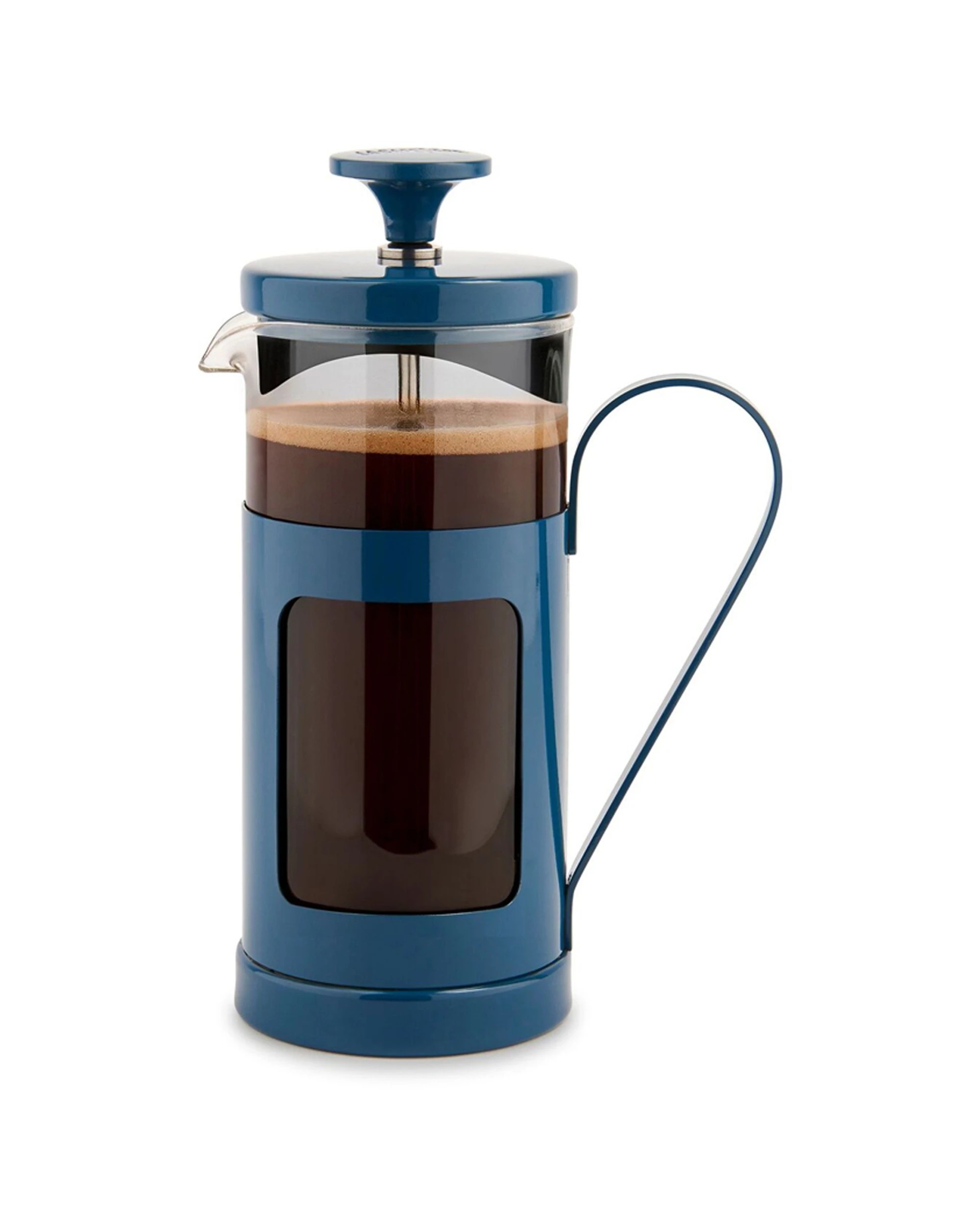 4 La Cafetiere Monaco 3-Cup 350ml Stainless Steel Glass French Press - Blue, 4 of 6