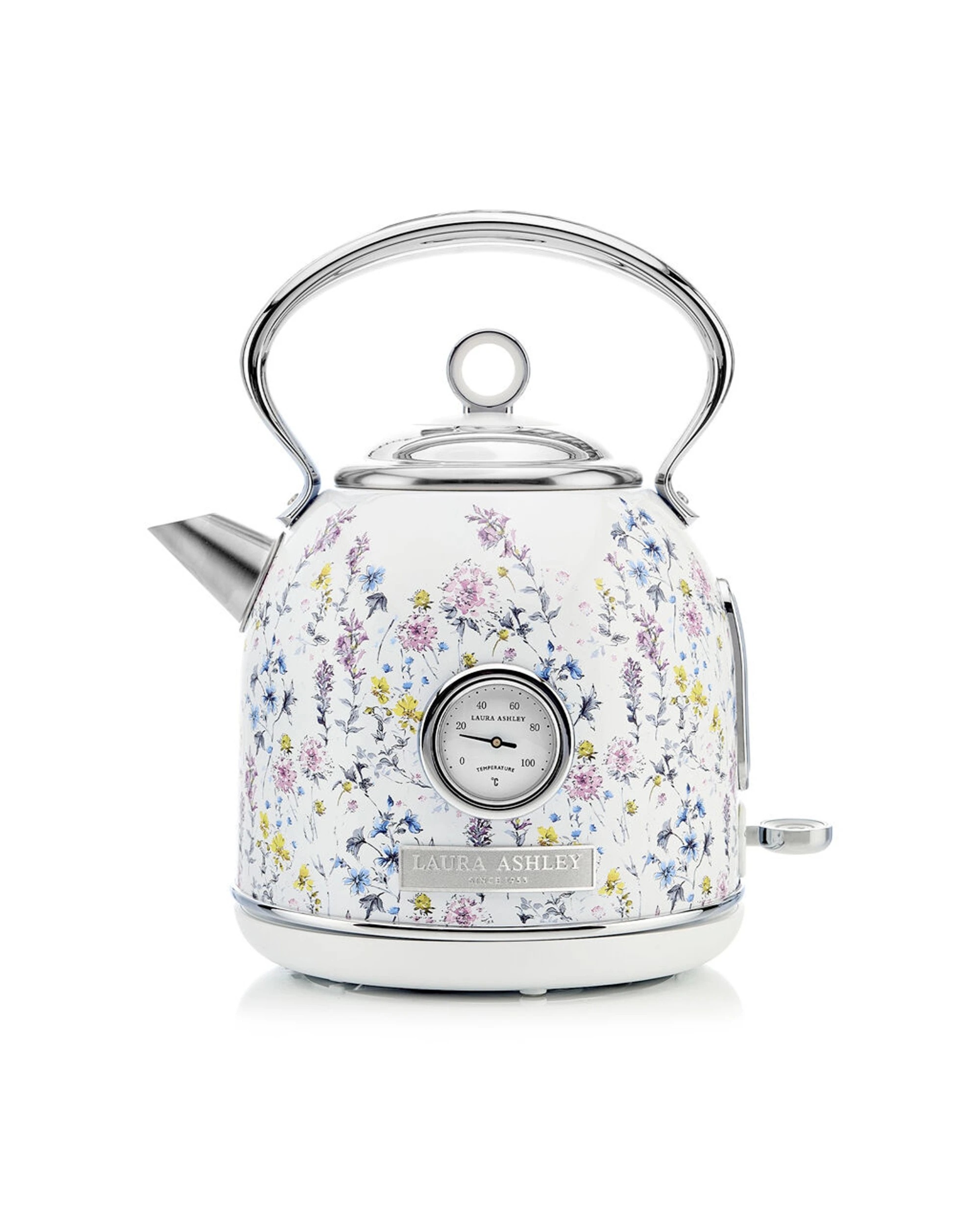 8 LAURA ASHLEY 1.7L Dome Electric Kettle 2 Slice Toaster Set Stainless Steel
 - multi, 8 of 9