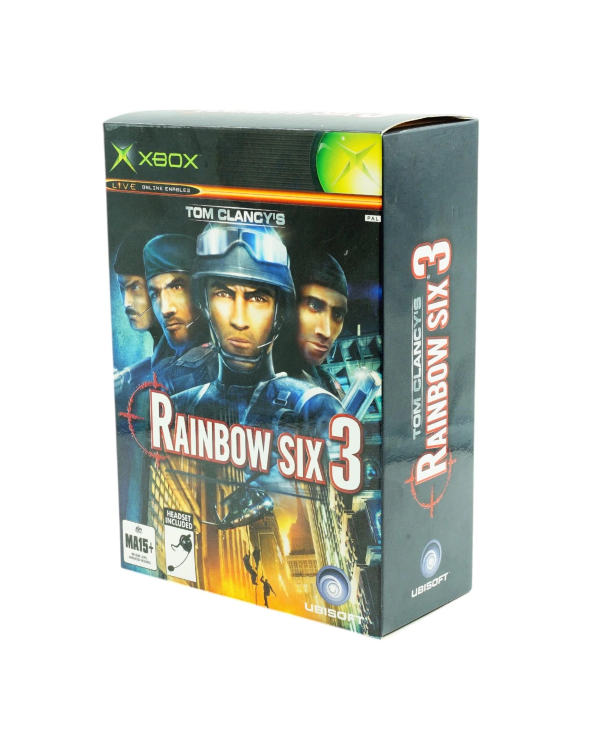 2 Tom Clancys Rainbow Six 3 With Headset - Xbox Original, 2 of 7