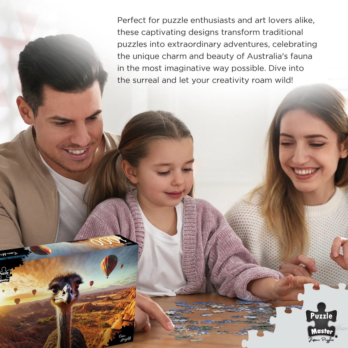 4 Puzzle Master Emu Heights AR Edition 1000 Piece Jigsaw Puzzle, 4 of 9
