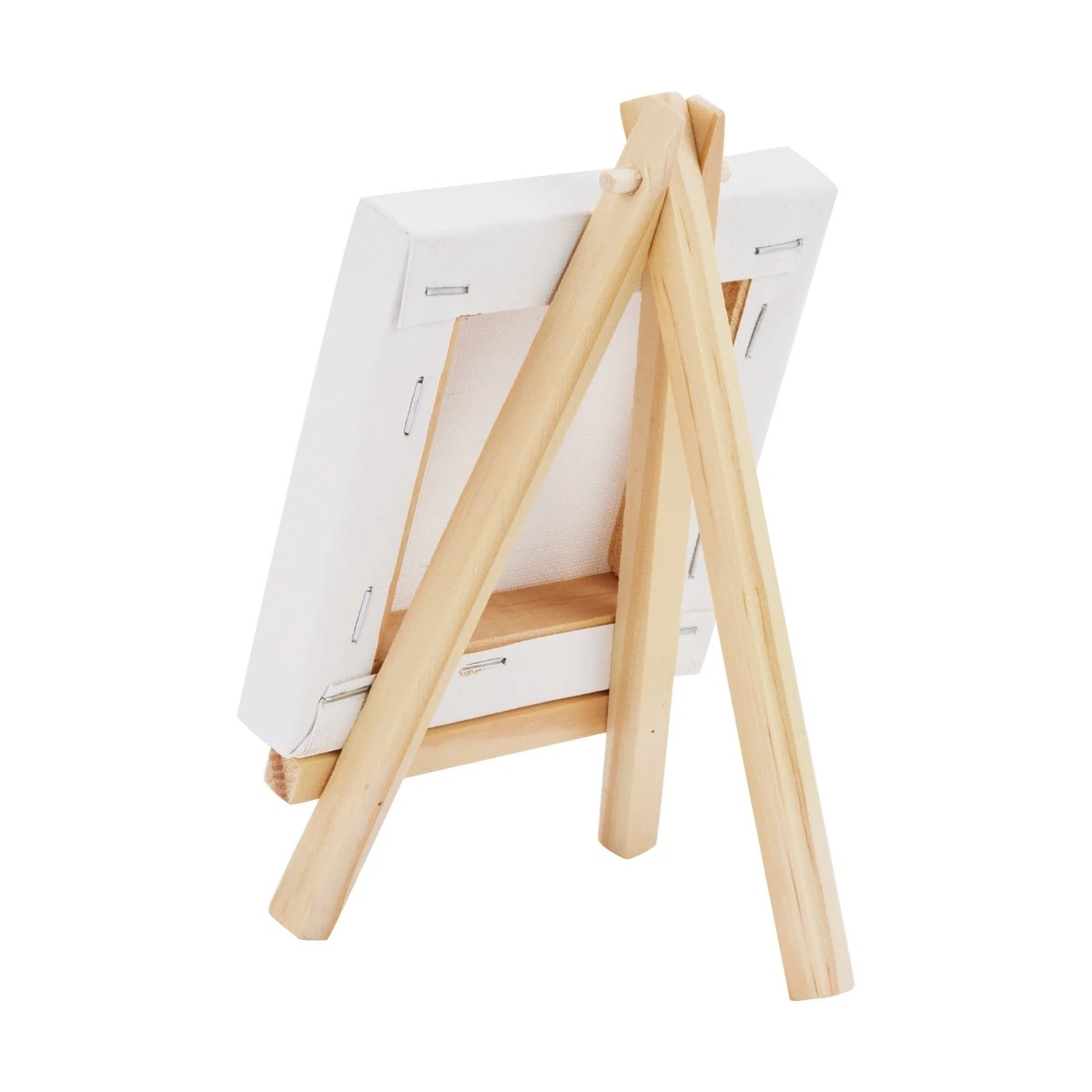 7 3 Pack Mini Easel and Canvas - White, 7 of 10