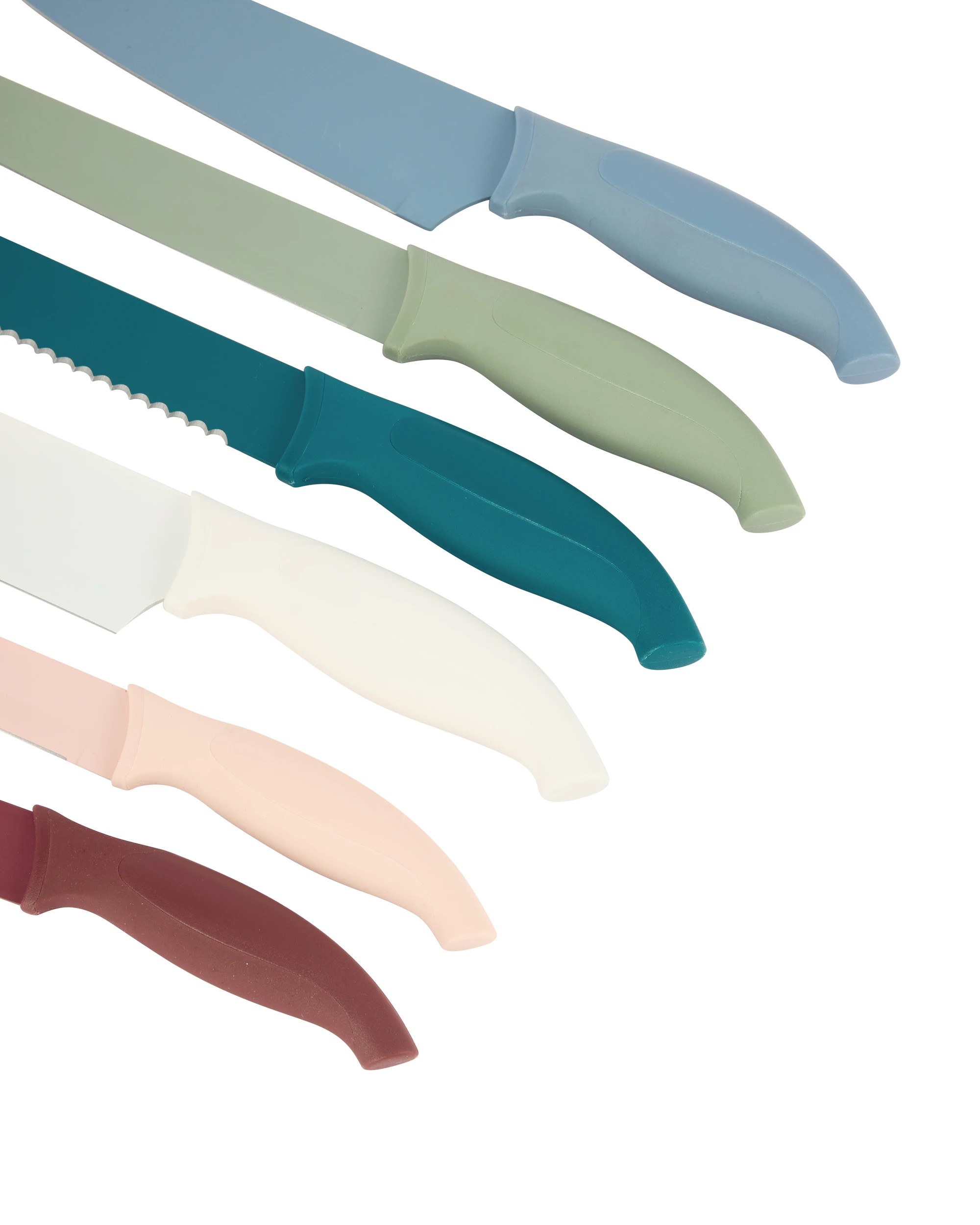 3 Set of 6 Knives with Blade Covers, 3 of 5