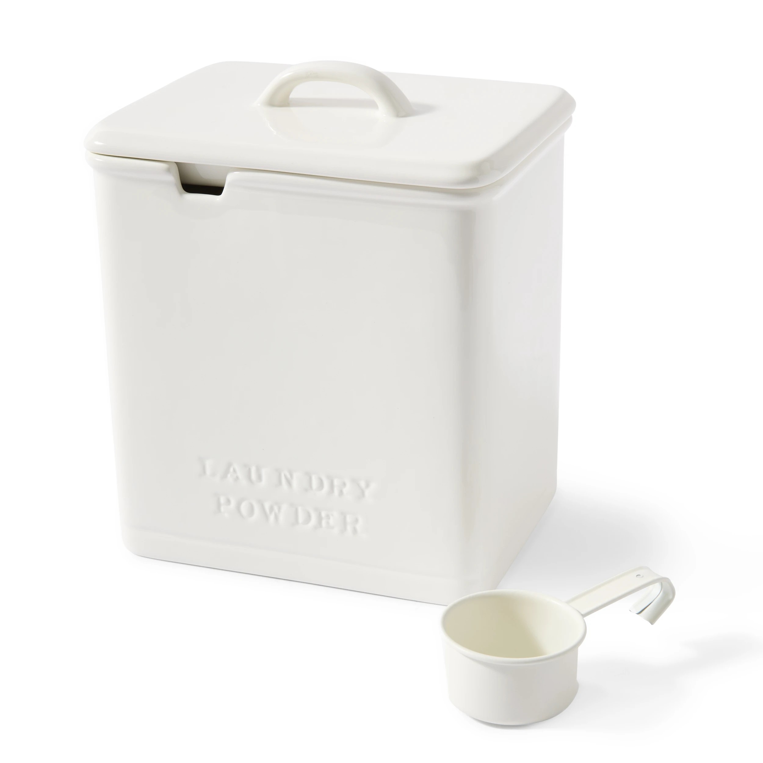 4 Ceramic Laundry Jar with Ladle, 4 of 10