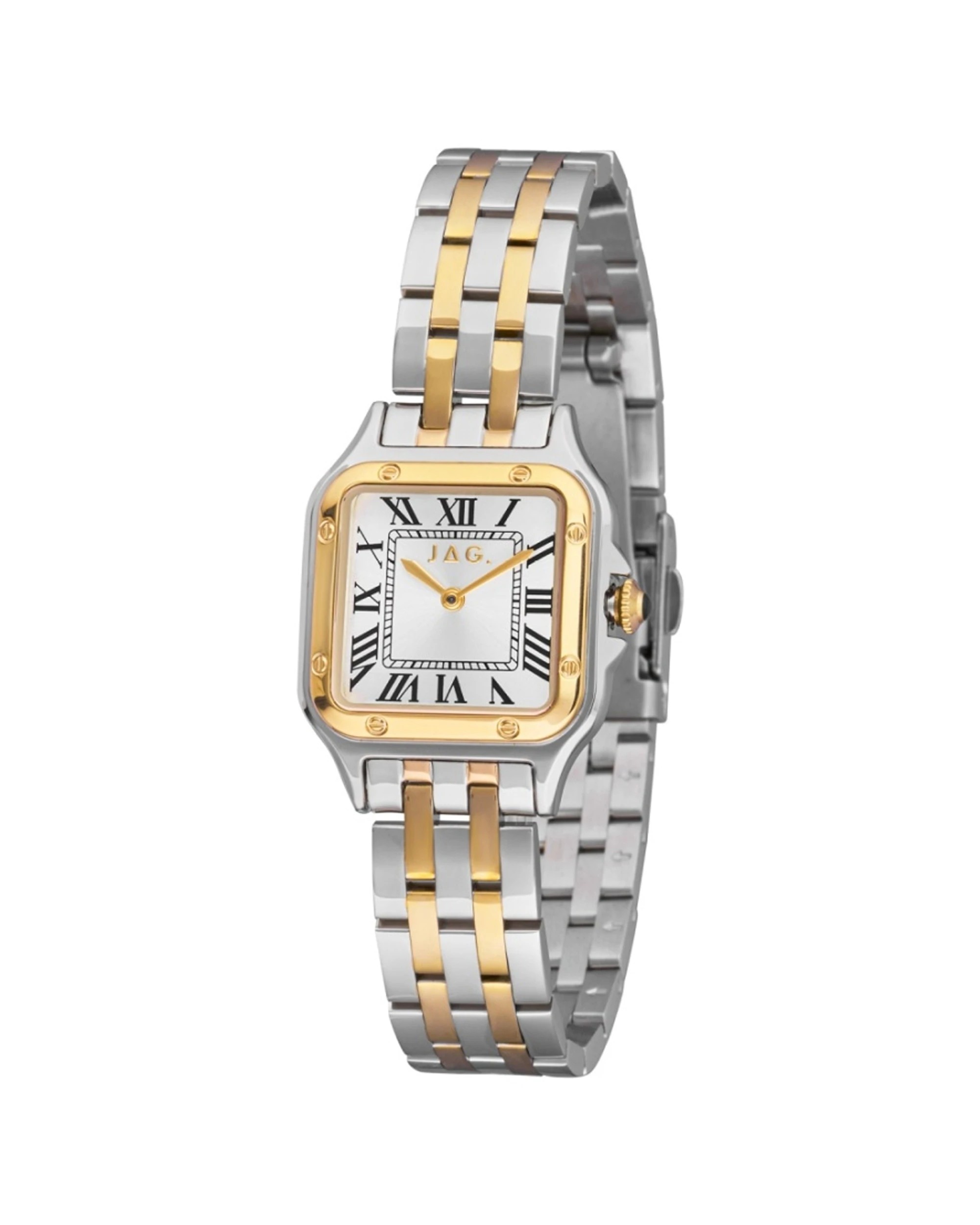 2 JAG Riana Women's Two-Tone Gold Silver Alloy Watch 26mm Ion Plated Stainless Steel Band, 2 of 2