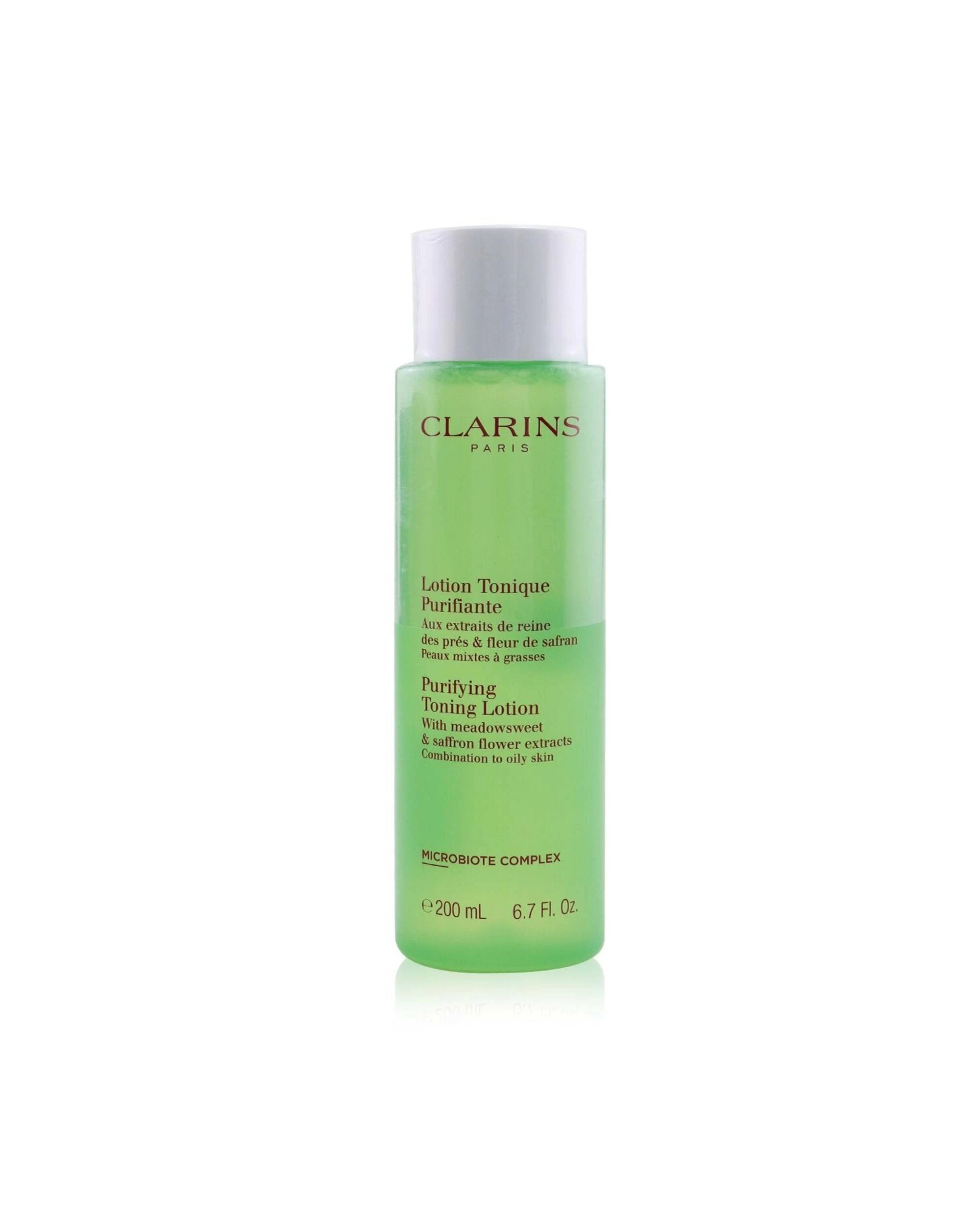 2 Clarins Purifying Toning Lotion with Meadowsweet & Saffron Flower Extracts - Combination to Oily Skin  400ml/13.5oz, 2 of 4