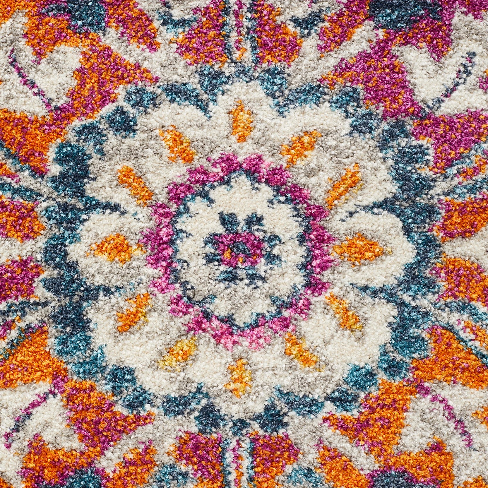 6 Common Ground Rugs Atlas 207 150x150cm - Small Round Rug - Natural, 6 of 7