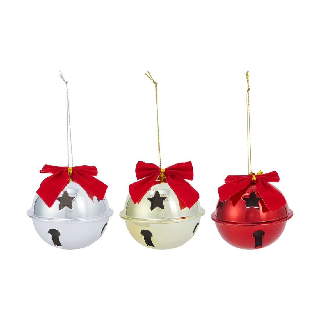 1 Christmas Bell Decoration - Assorted, 1 of 6