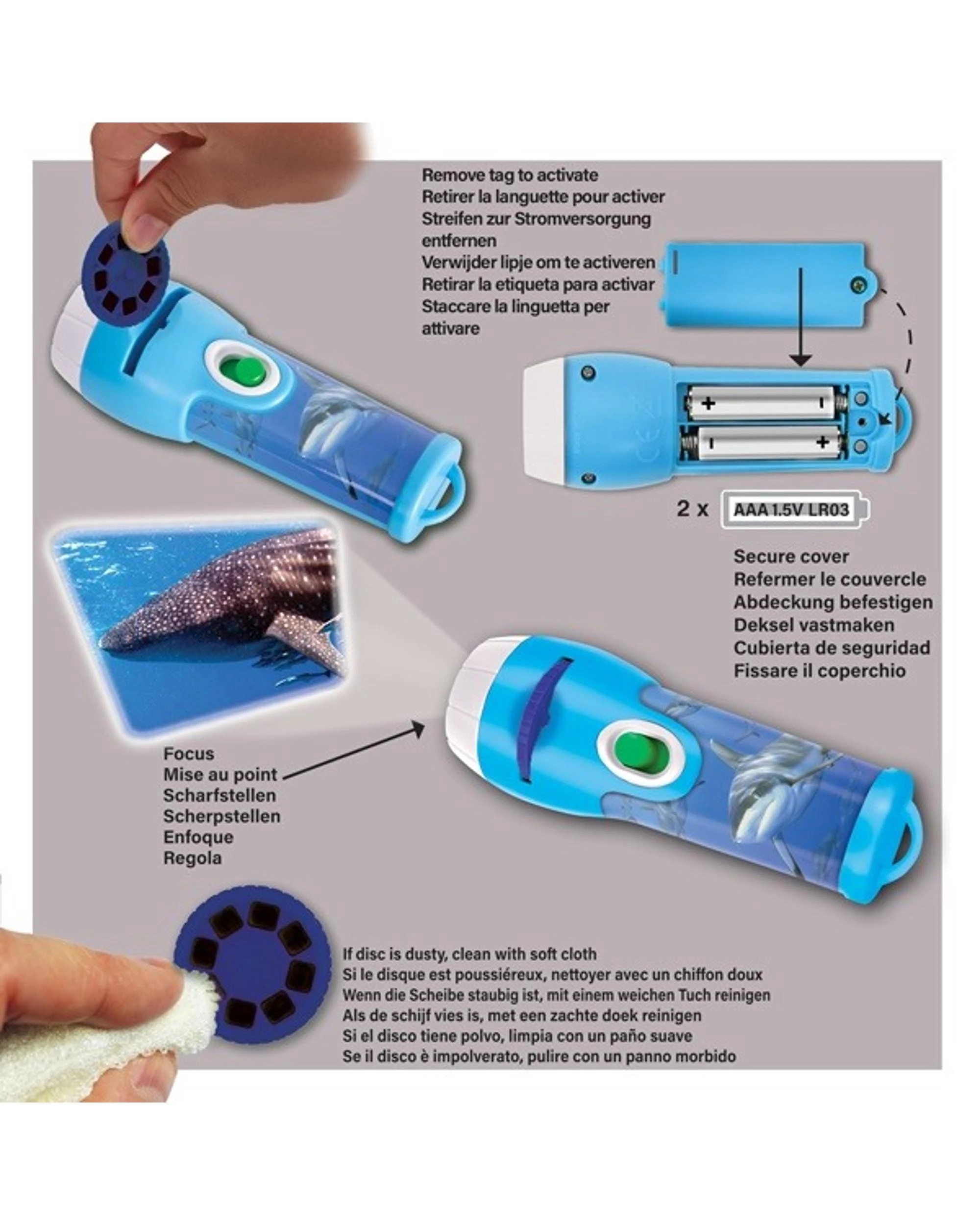 3 Brainstorm Shark Torch and Projector, 3 of 10