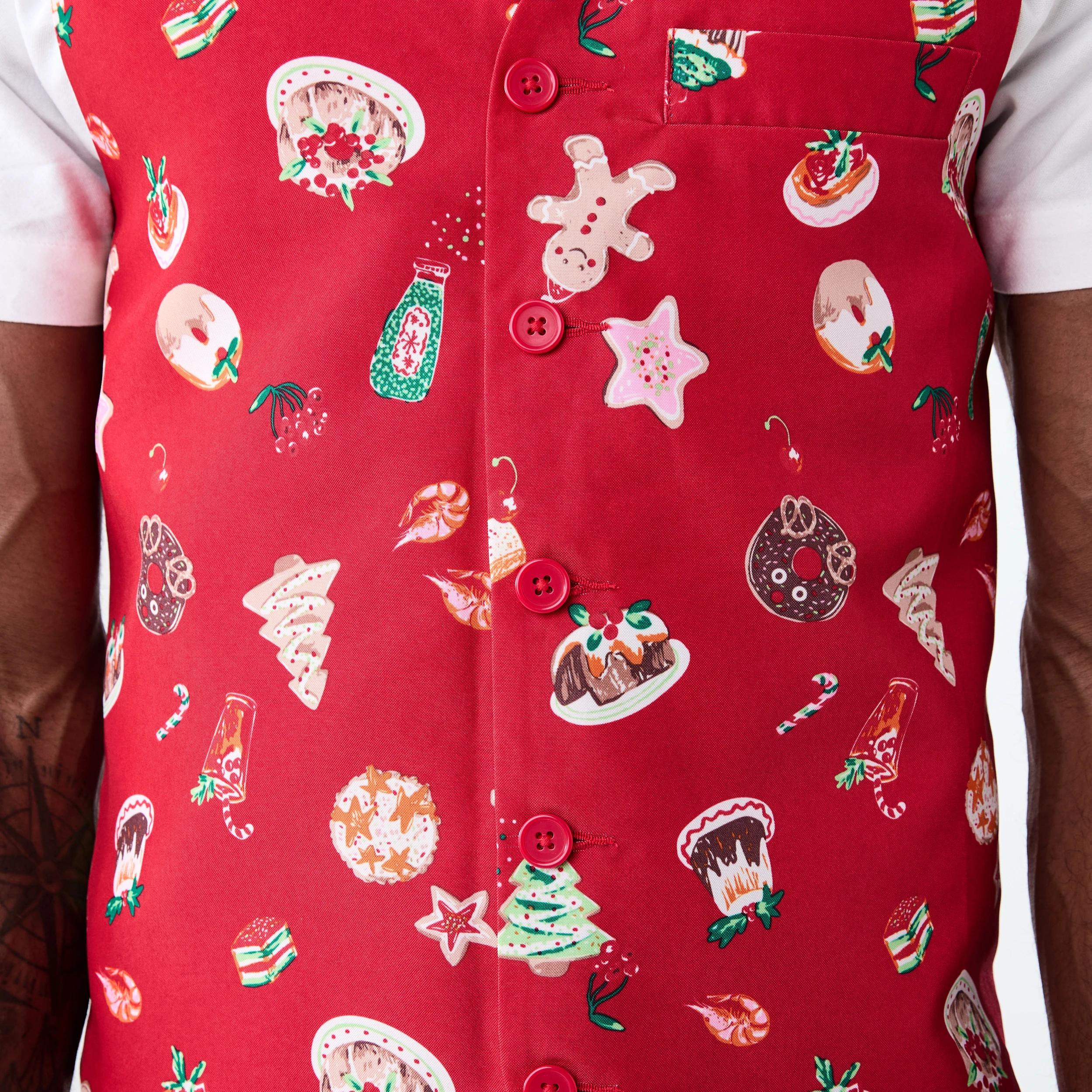 7 Christmas Vest Red Xmas, 7 of 8