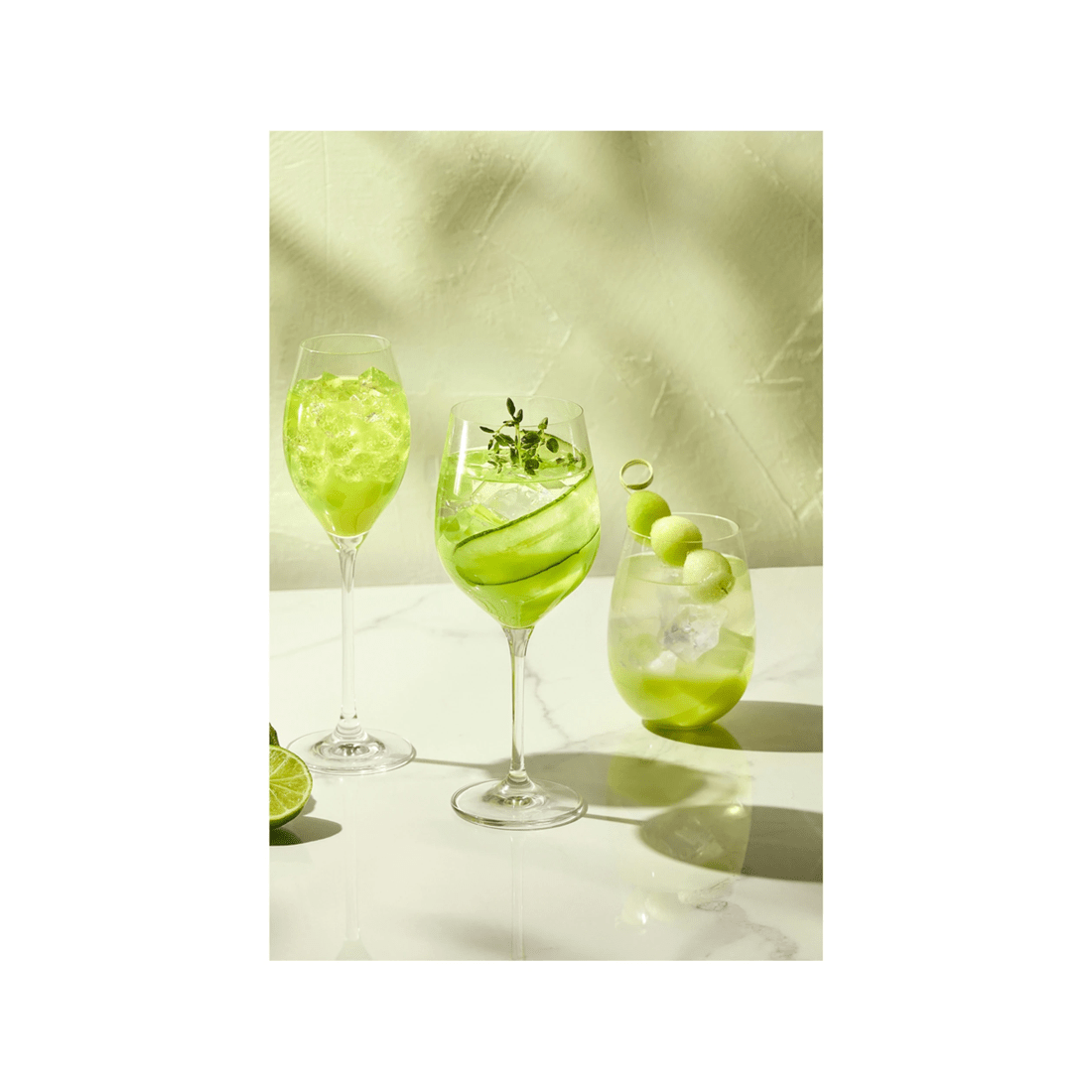 6 Krosno Harmony Collection 6 Piece Stemless Wine Glasses 400ml With Gift Box
 - Plain, 6 of 6