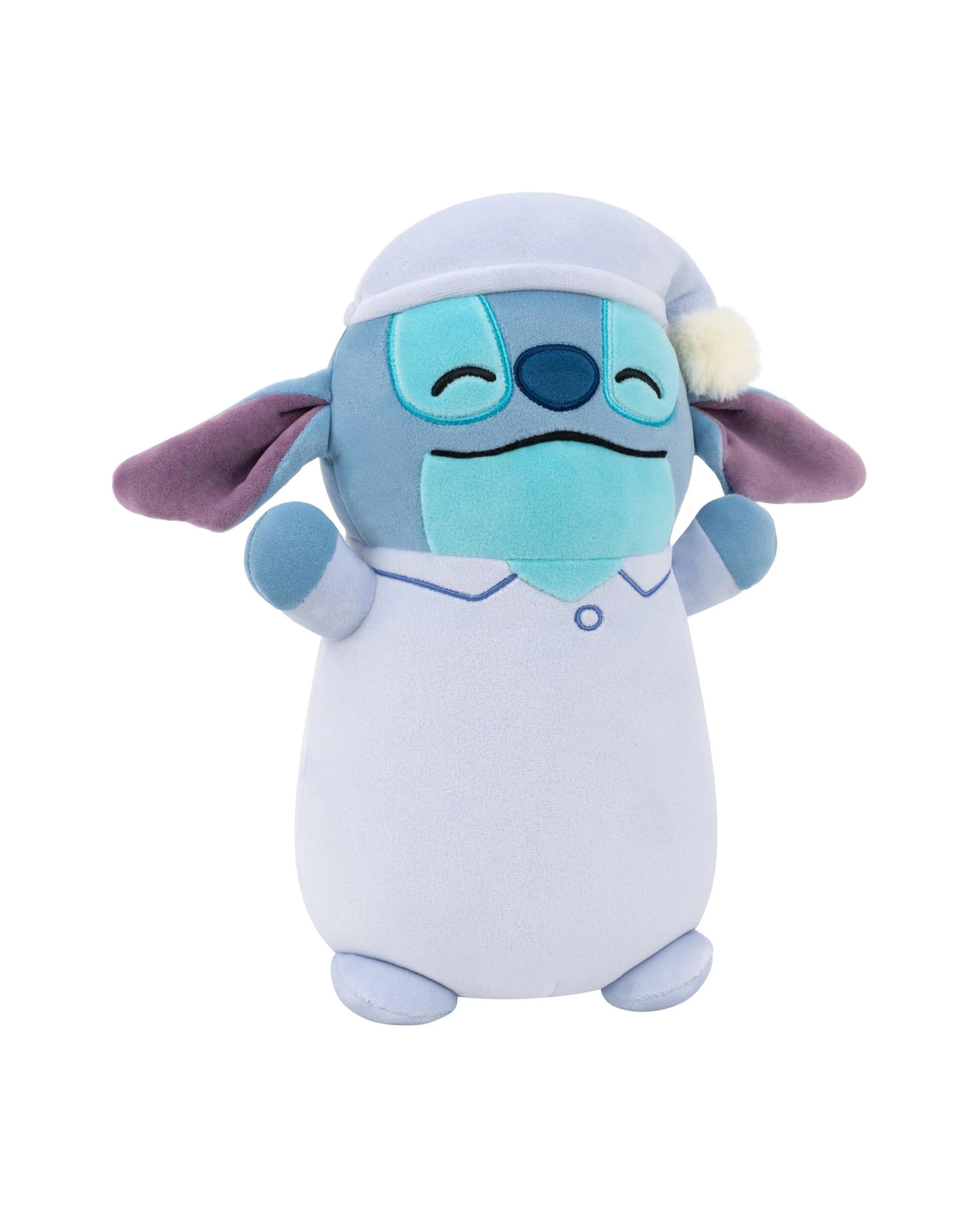 3 Squishmallows HugMees Disney Stitch Bedtime Stitch 10 inch Plush, 3 of 6