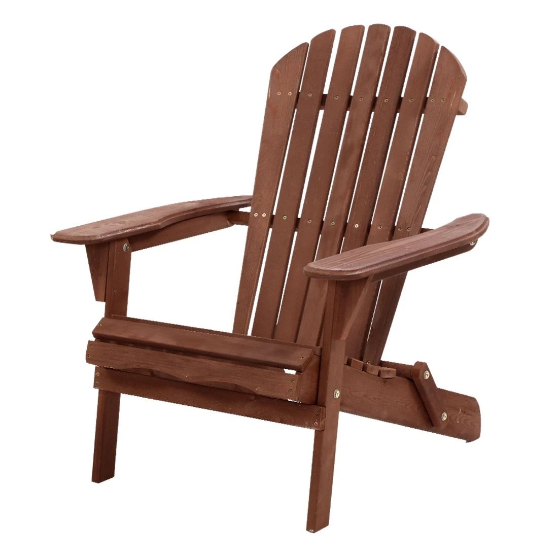 1 Gardeon Adirondack Outdoor Chairs - Brown, 1 of 6