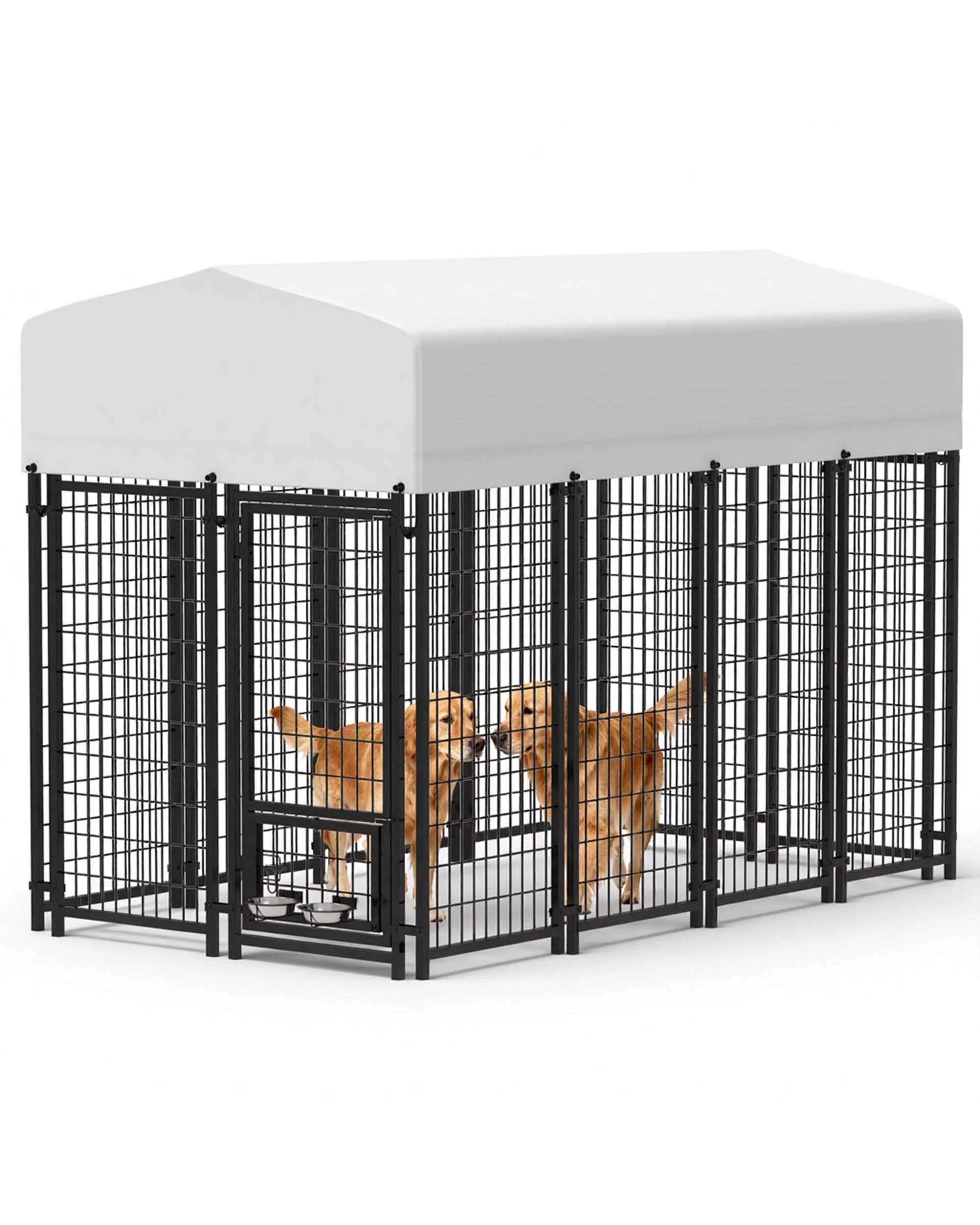 1 Advwin Dog Kennel Pet Playpen Large House Pet Run Cage Dog Cage Crate, 1 of 9