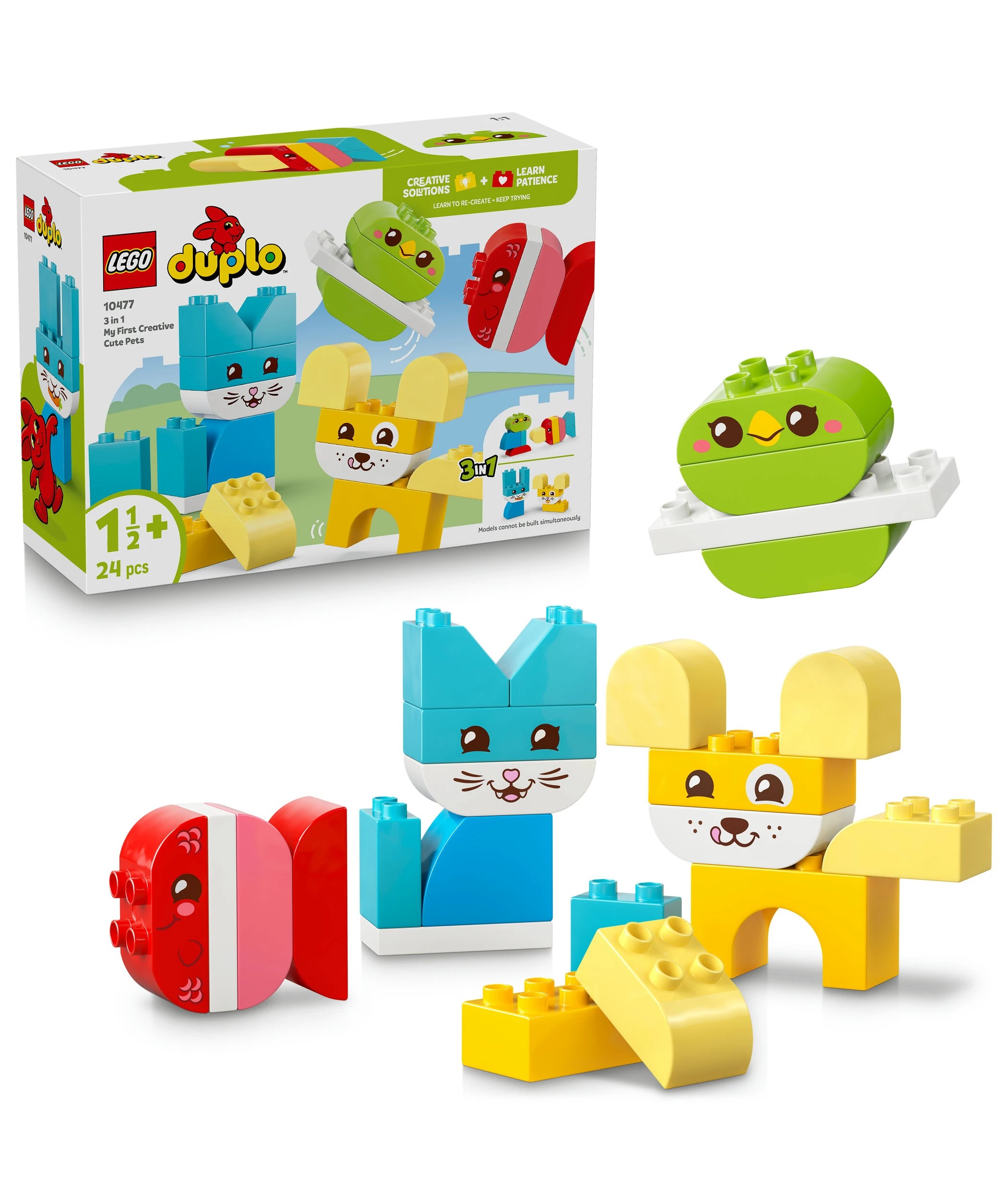 2 LEGO® DUPLO My First 3 in 1 Creative Cute Pets 10477 - Multi, 2 of 10