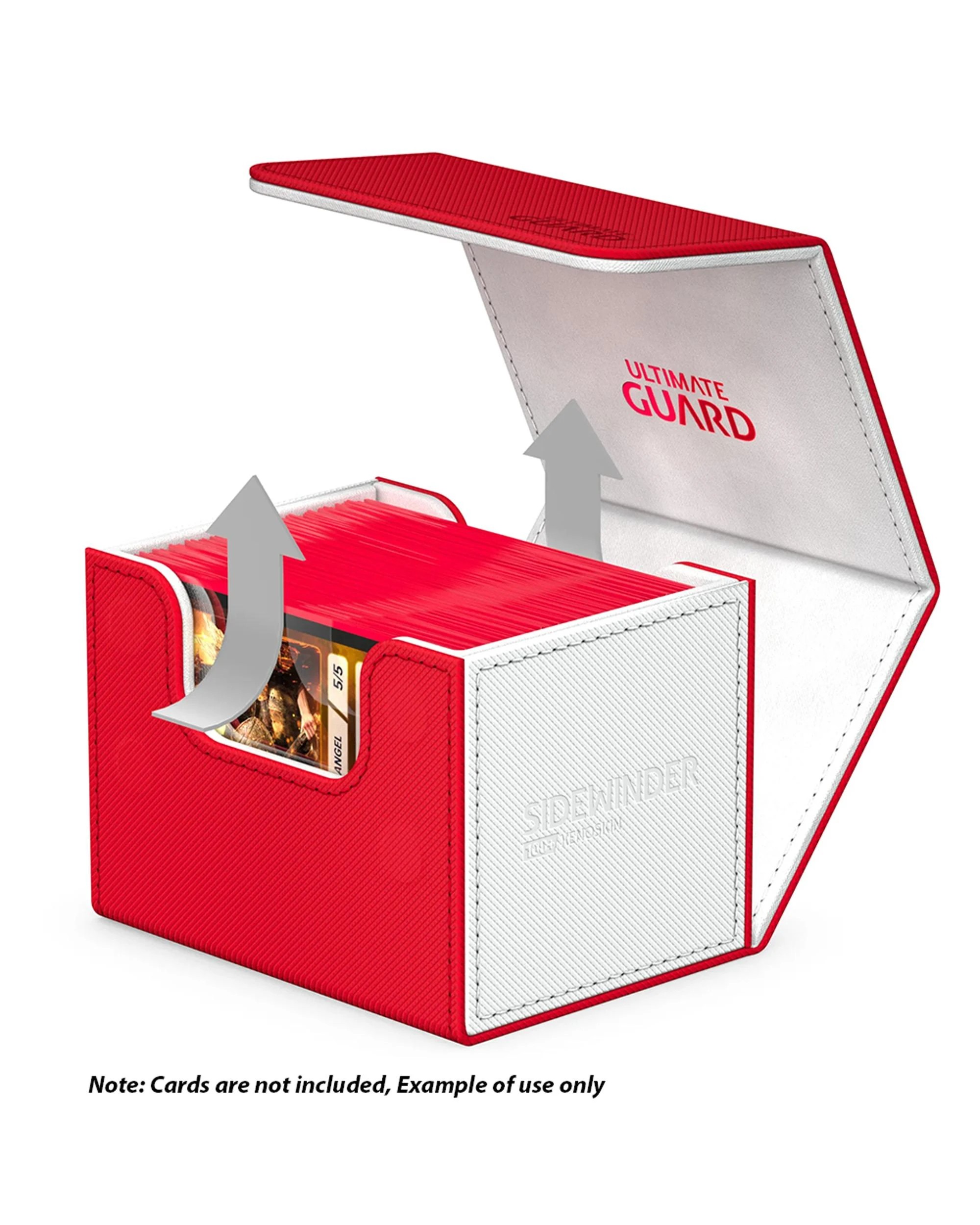 3 Ultimate Guard Sidewinder 100+ Synergy Deck Box - White/Red - Multi, 3 of 6