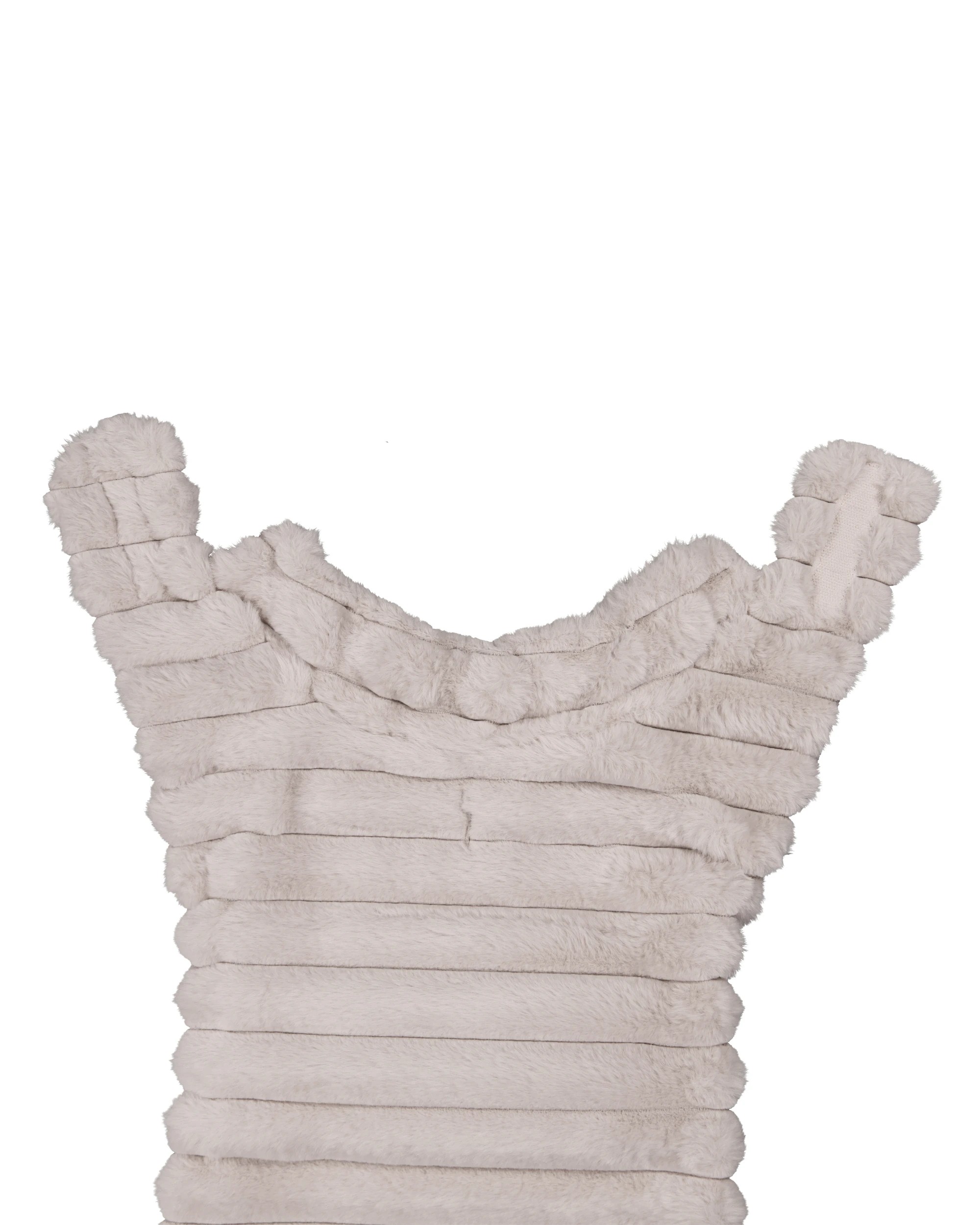 9 Pet Ribbed Vest - Large, Almond, 9 of 10