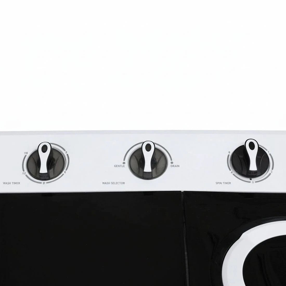 7 Devanti Portable Washing Machine Twin Tub 7KG - White, 7 of 8