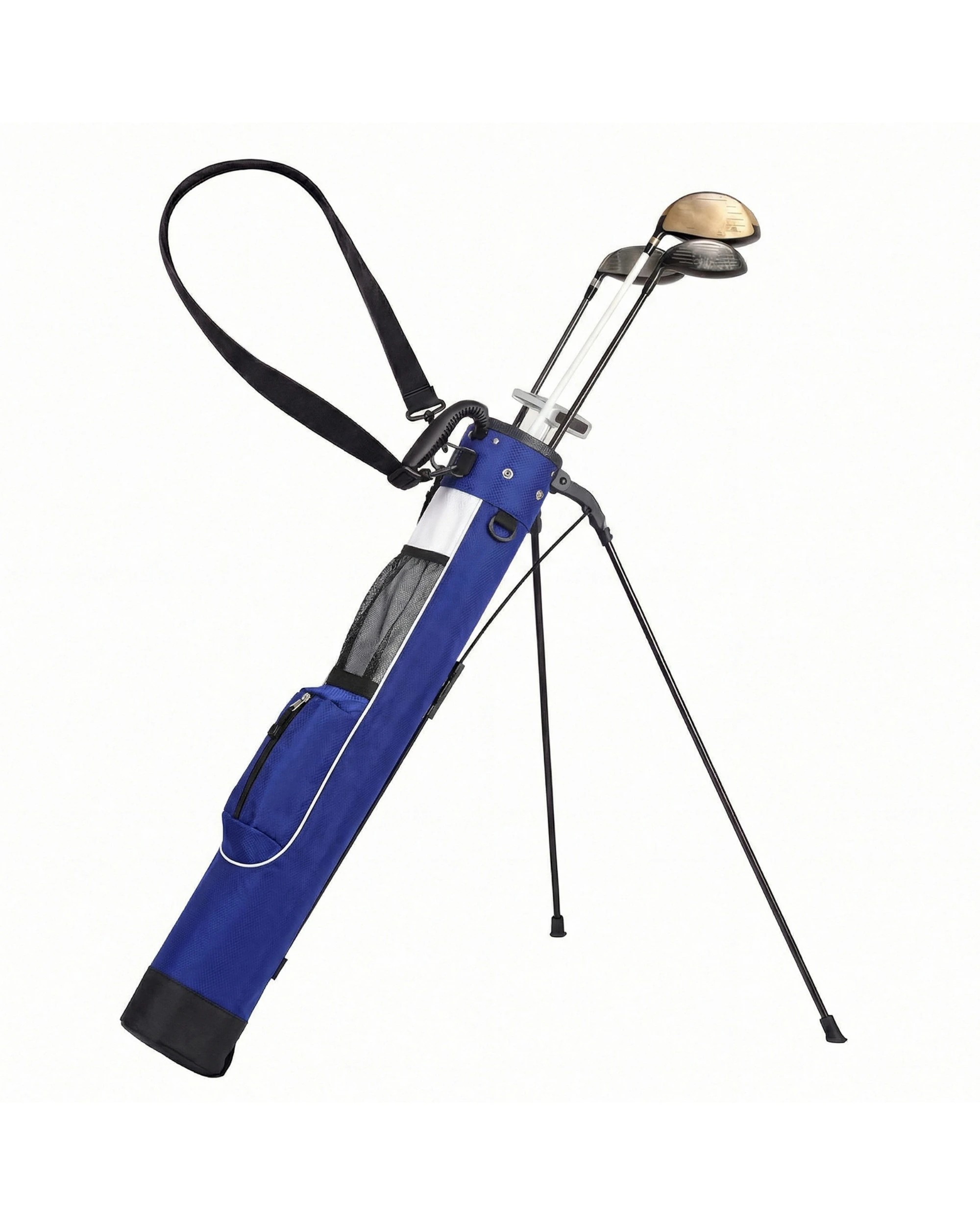 1 Advwin Ultra-Lightweight Golf Stand Bag with Carbon Fibre Legs Holds 5-7 Clubs, 1 of 6