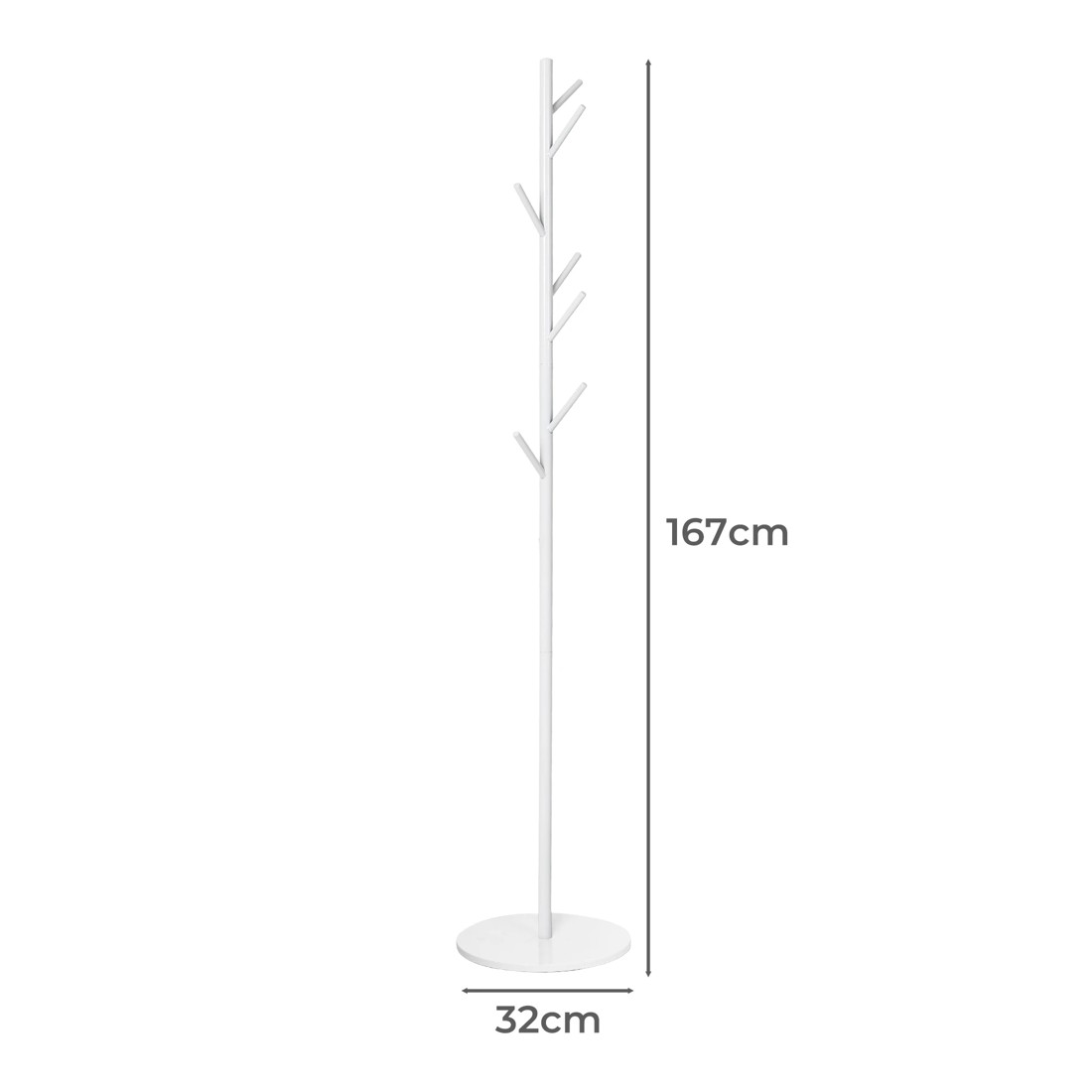 1 Levede Coat Stand - White, 1 of 3