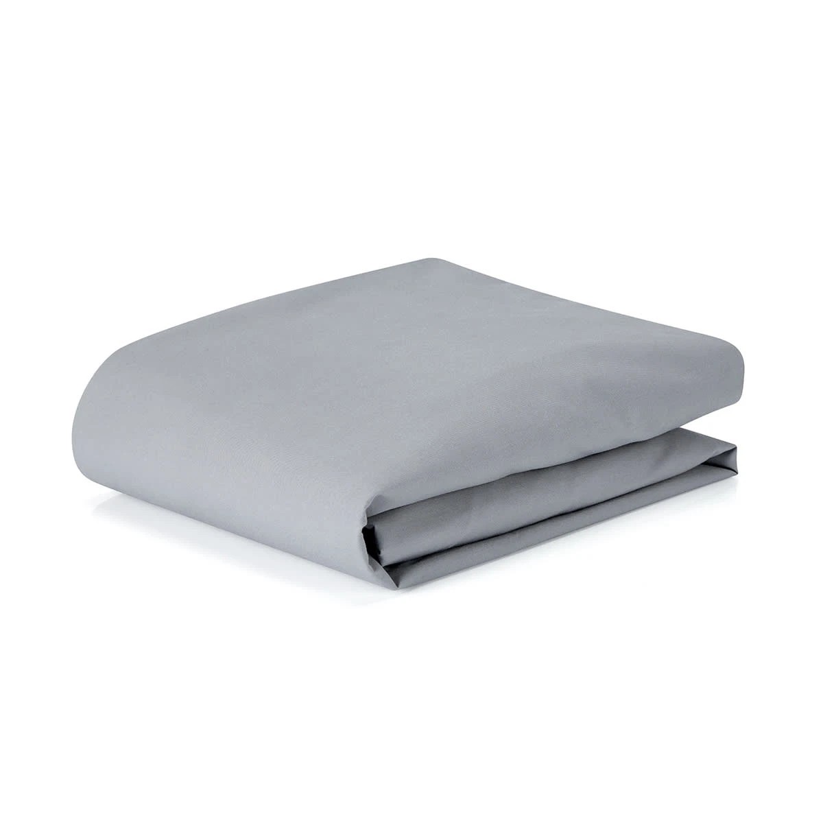 2 250 Thread Count Cotton Rich Fitted Sheet - Single Bed, Grey, 2 of 4