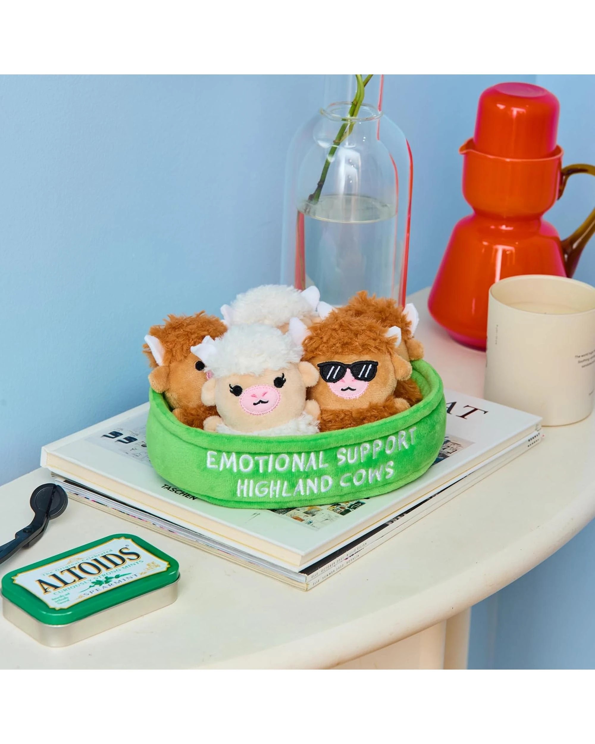 6 Emotional Support Highland Cows Plush Set, 6 of 6