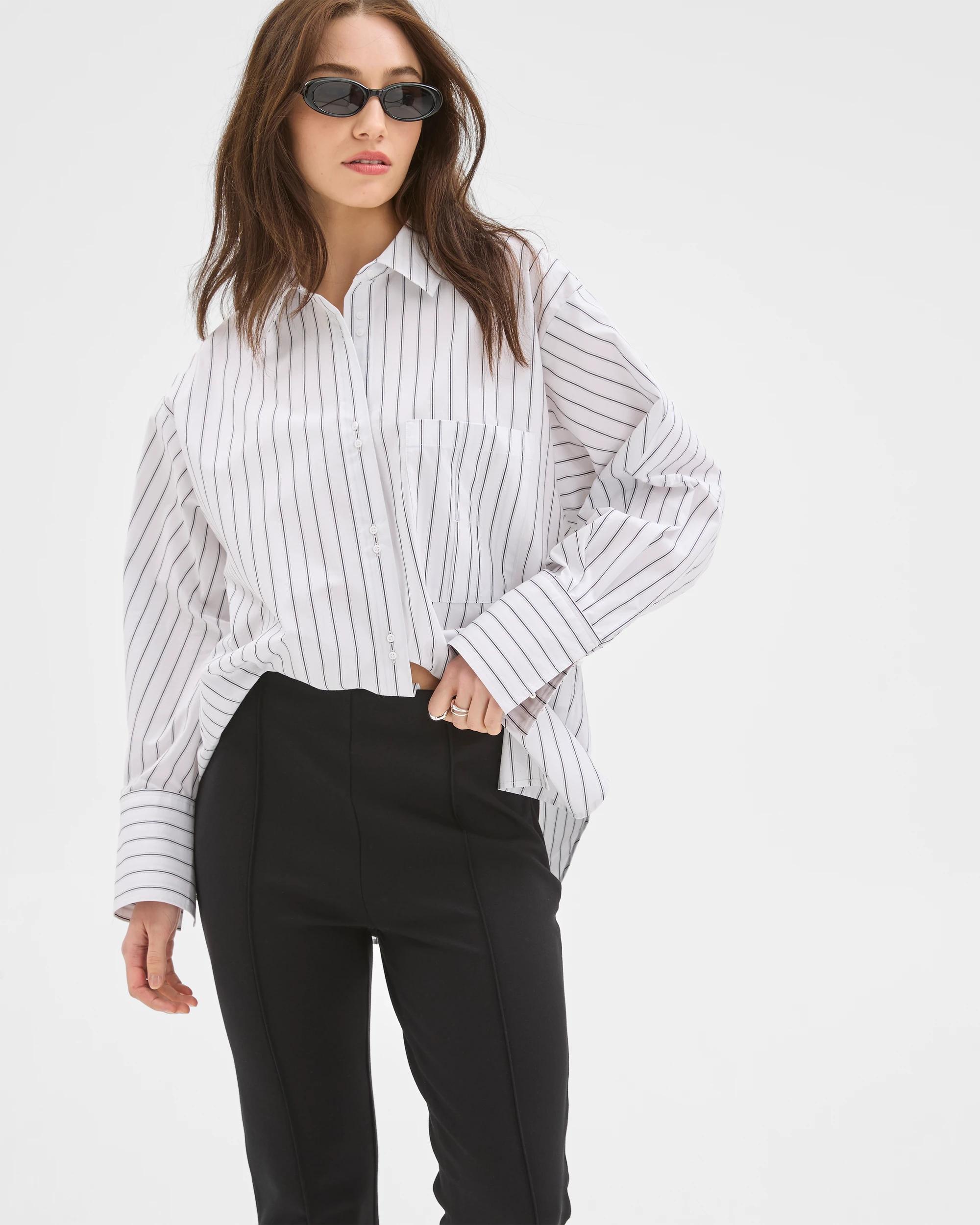 2 Lily Loves Kick Flare Ponte Pants TRUE BLACK, 2 of 6