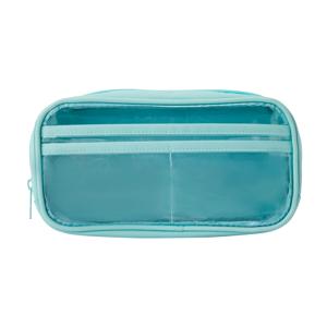 Multi Compartment Pencil Case - Aqua