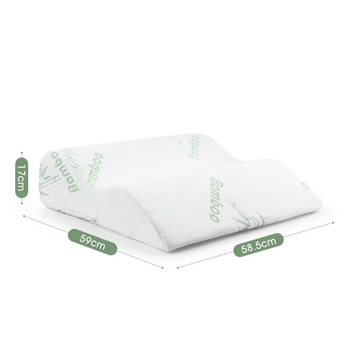 3 Ausway Pillow Foam Pillow Leg Raiser Support Bamboo Cover - Multi, 3 of 6