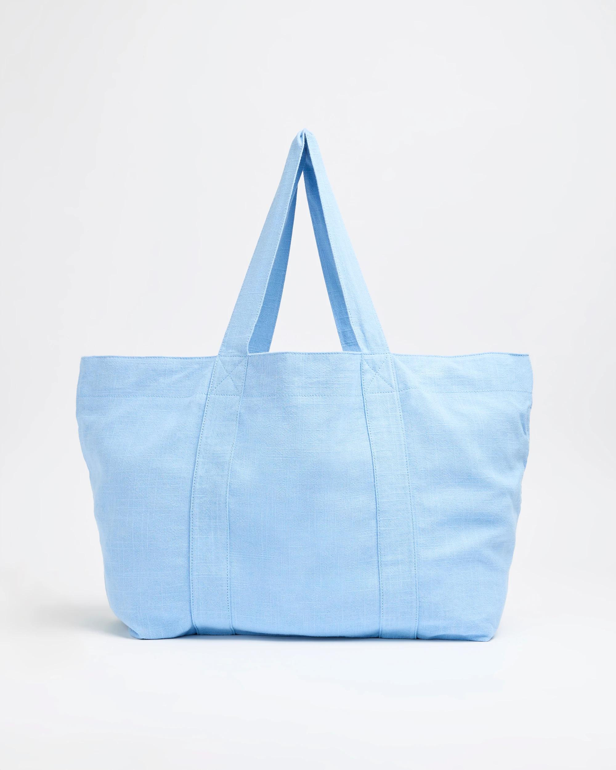 1 Target Large Fabric Tote Bag PERIWINKLE, 1 of 2