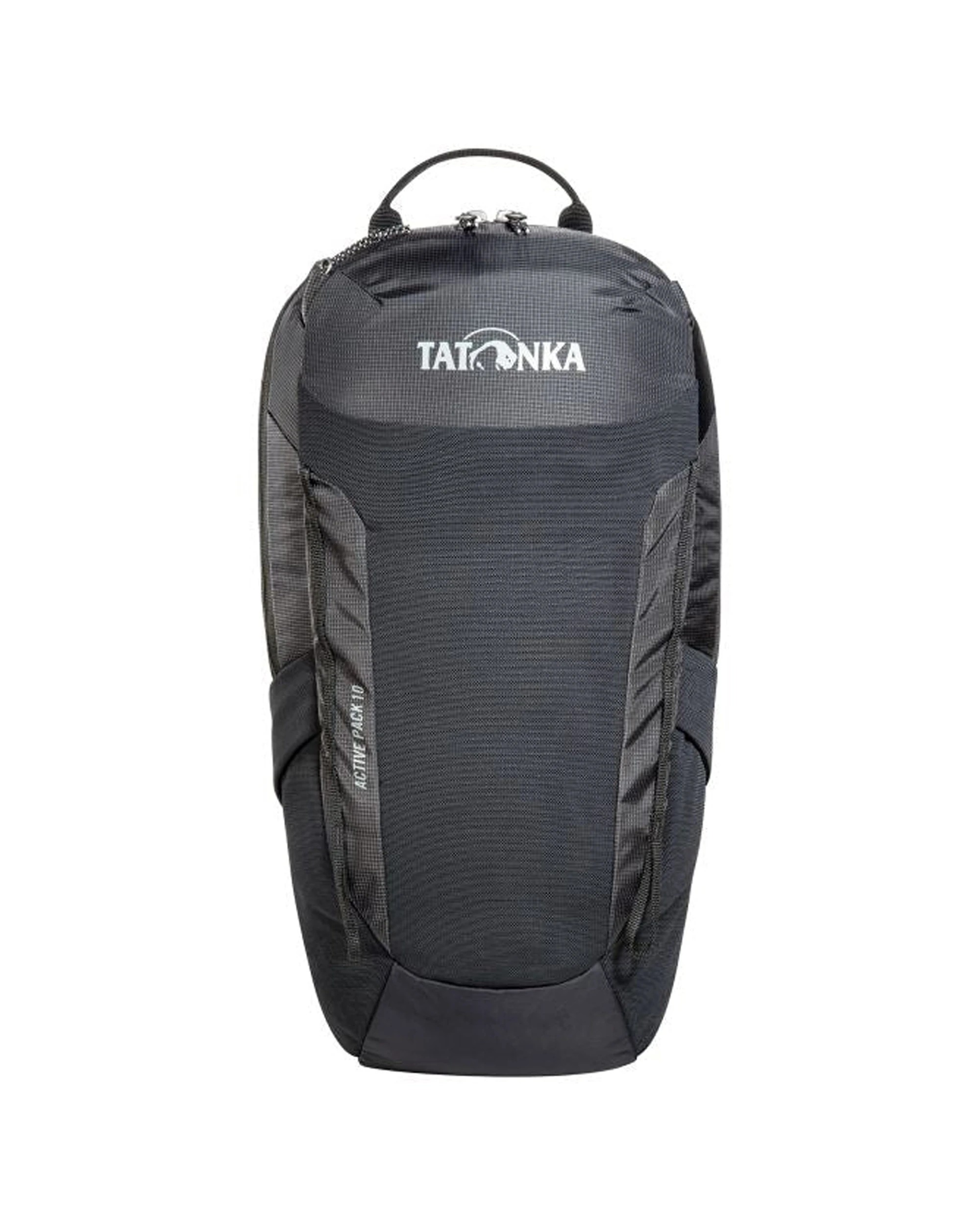 3 Tatonka Active Pack 10 Daypack Backpack Lightweight Removable Waist Belt - Black, 3 of 4