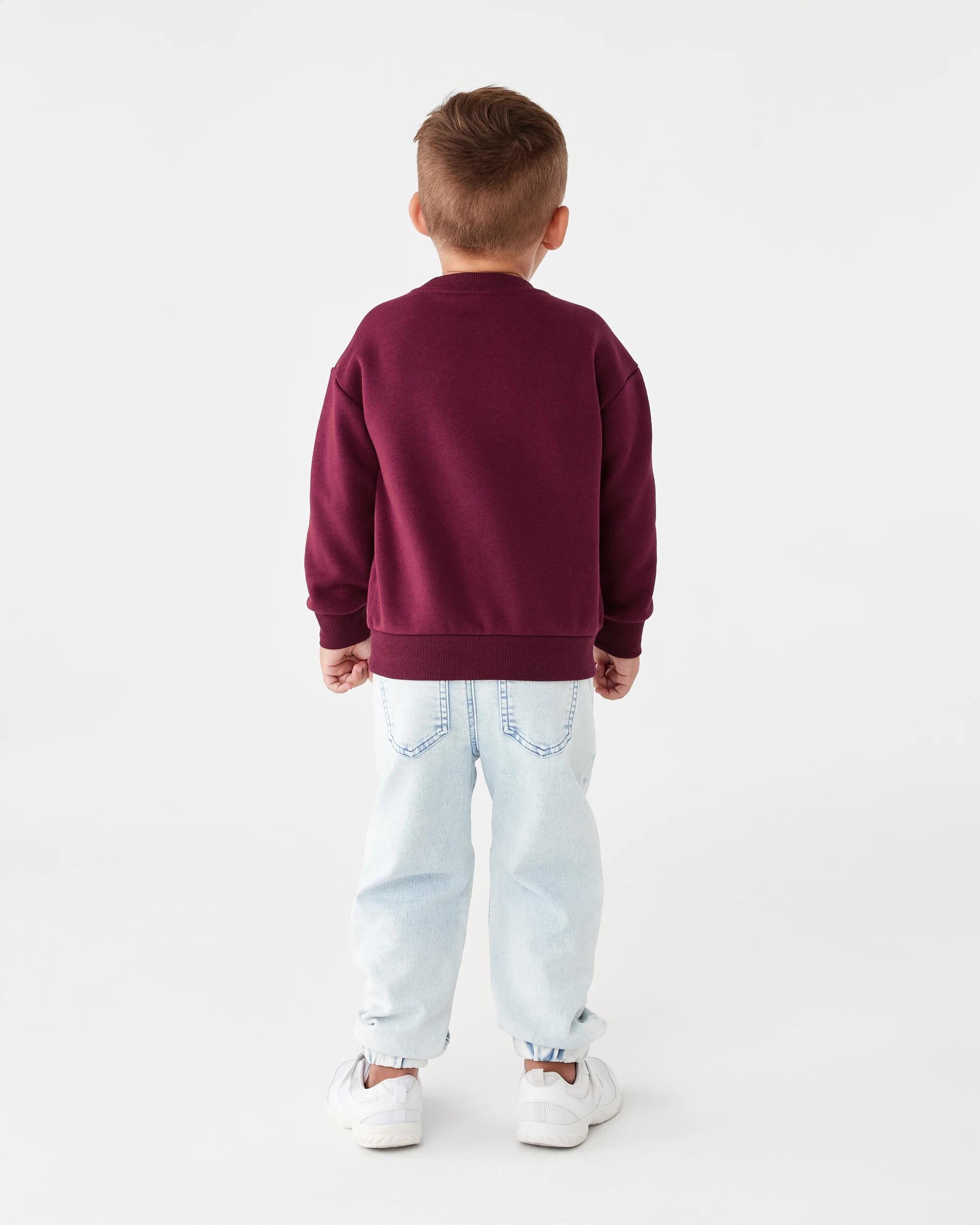 7 Print Crew Neck Sweatshirt Burg Vars, 7 of 7