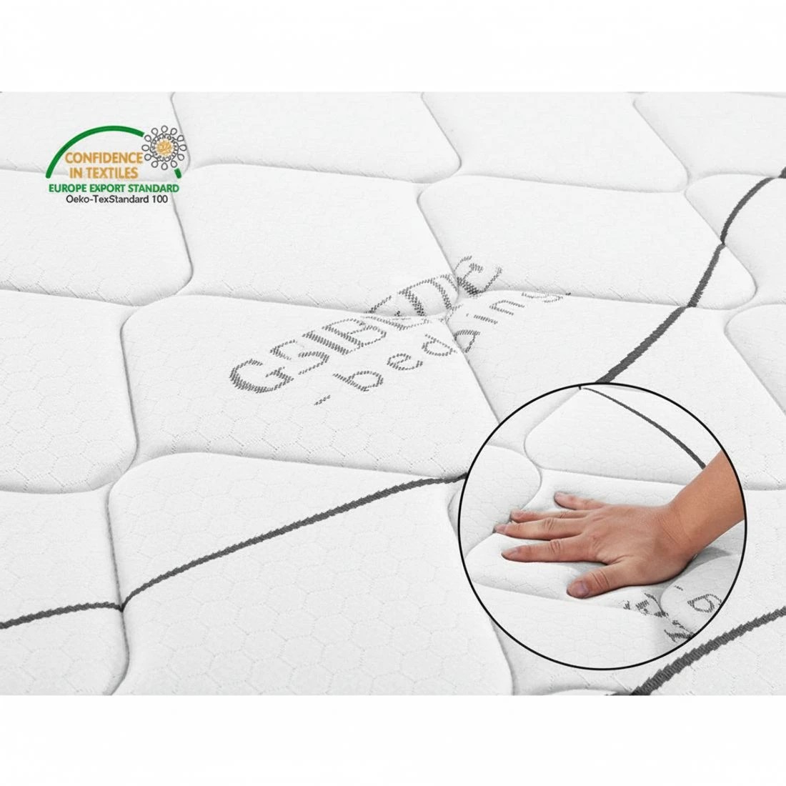 6 Giselle Bedding 16cm Mattress Medium Firm Single Comfort Support Breathable Pressure Relief Hypoallergenic - Multi, 6 of 9