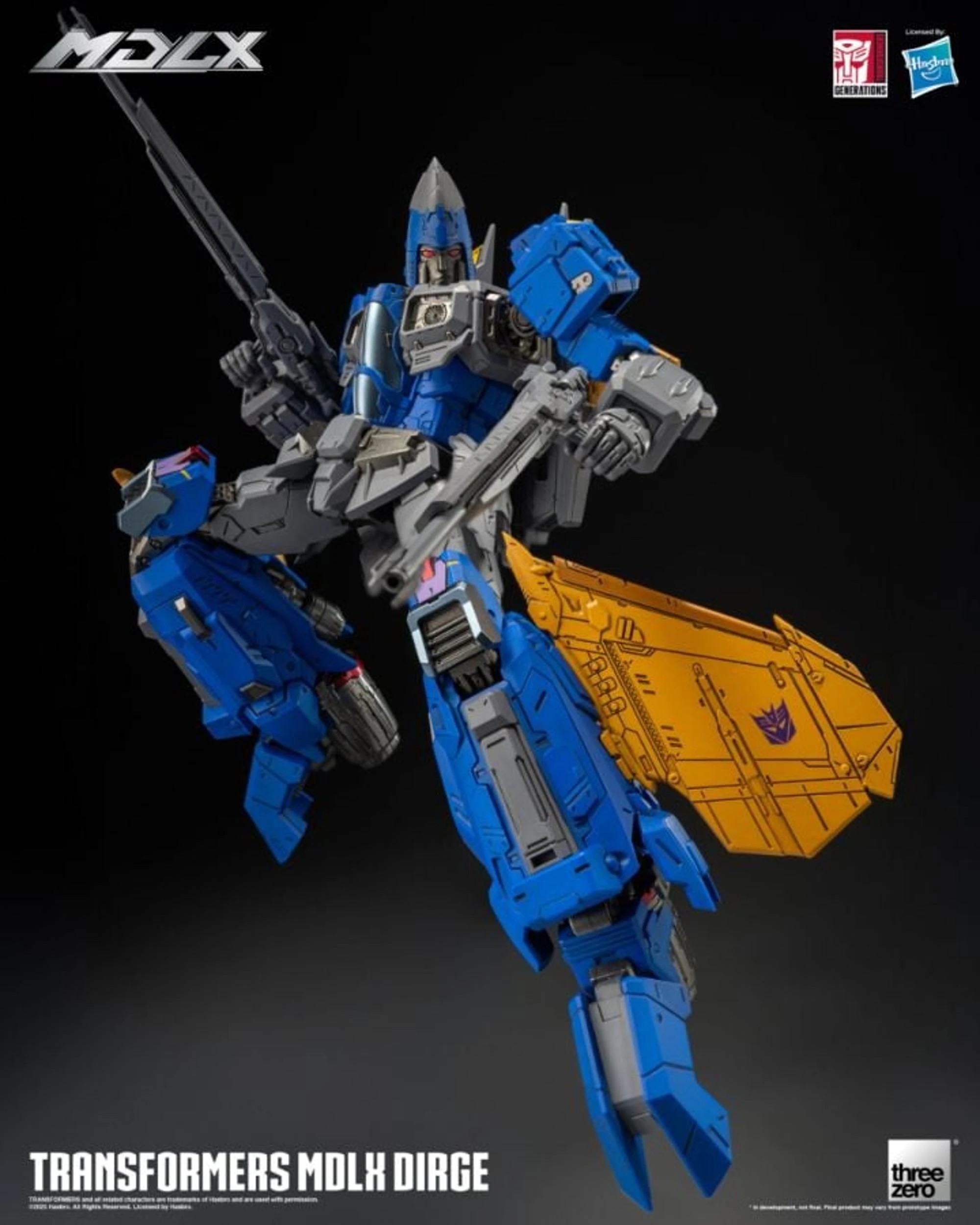 9 Threezero Transformers Dirge MDLX Collectable Action Figure, 9 of 9