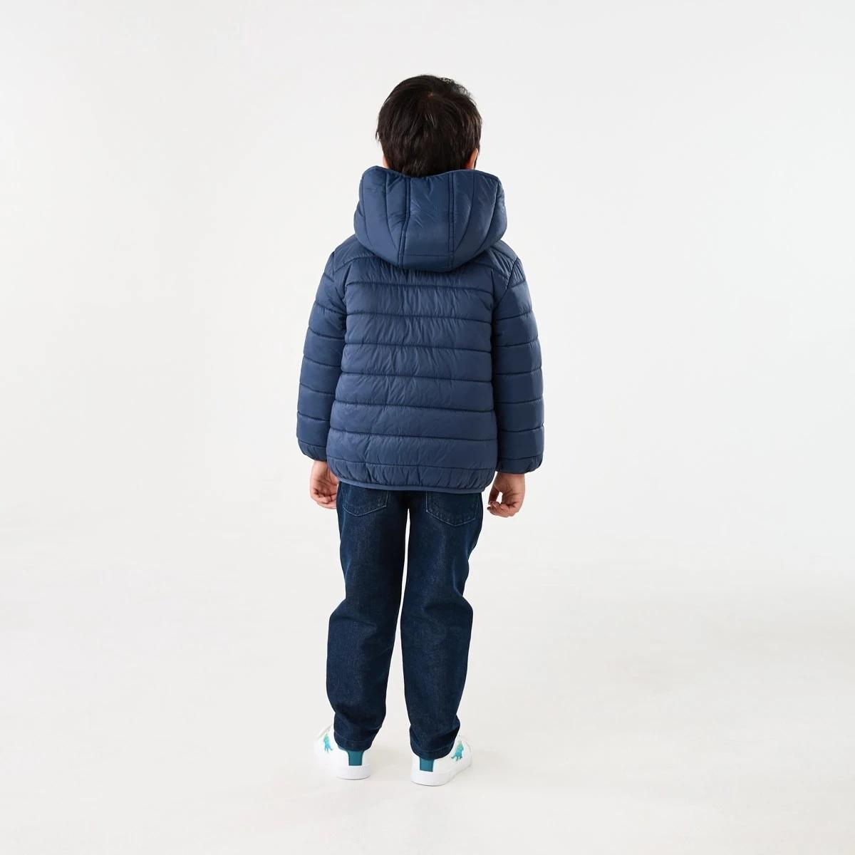 8 Super Light Puffer Jacket Dress Navy, 8 of 10
