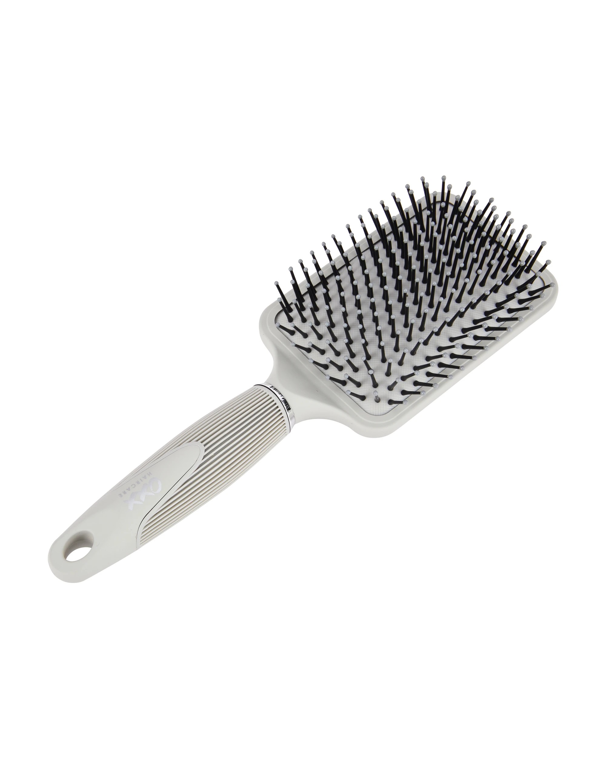 1 OXX Haircare Ceramic Paddle Brush - Grey, 1 of 4