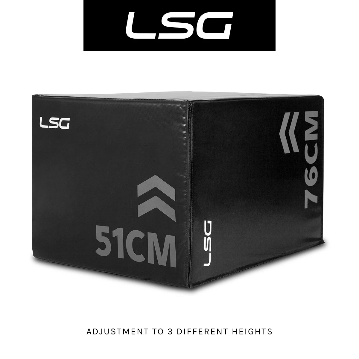 2 LSG 3-in-1 Soft Plyo Box - Black, 2 of 4