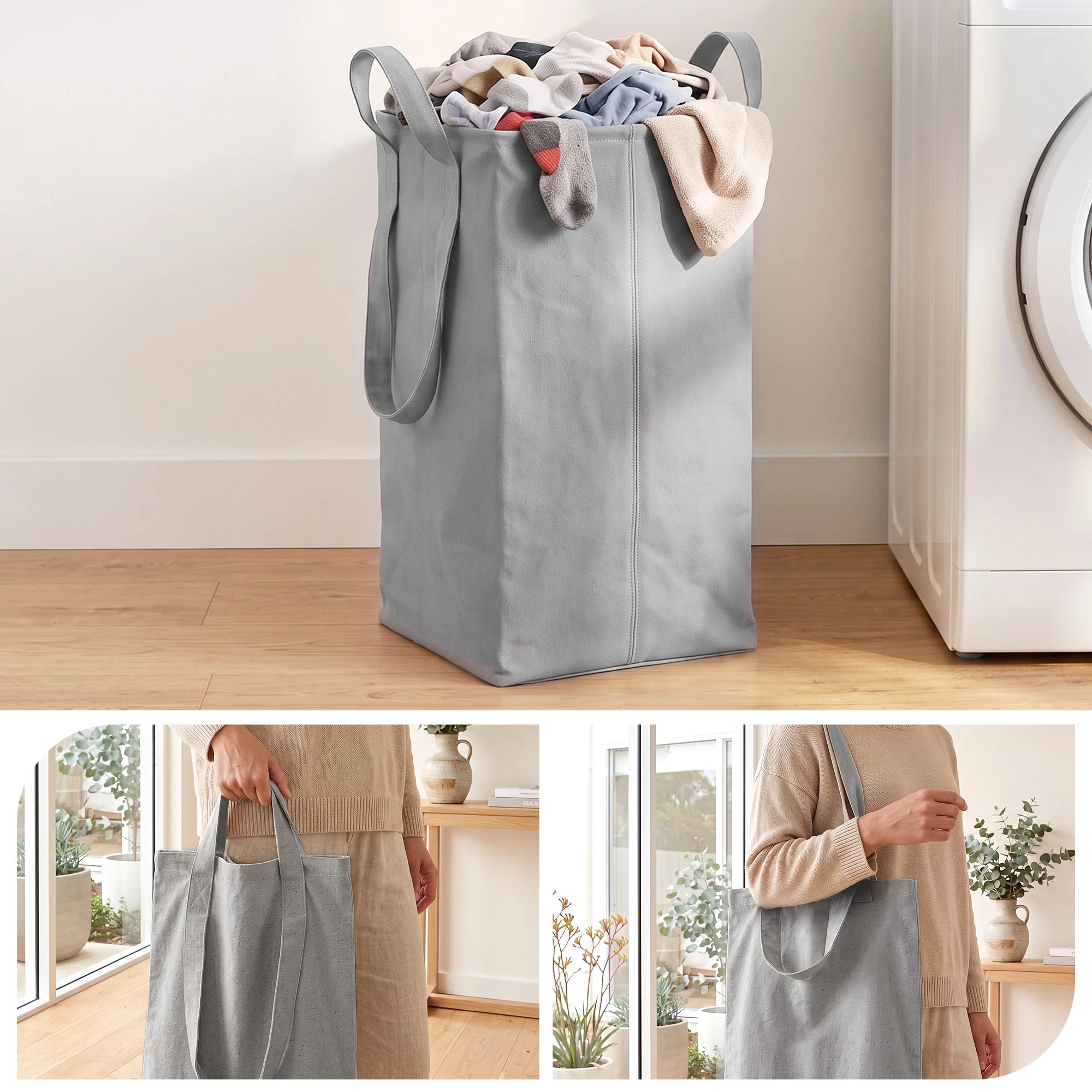 7 Artiss Tall Bathroom Storage Cabinet with Tilt Out Laundry Hamper 170cm- White, 7 of 10