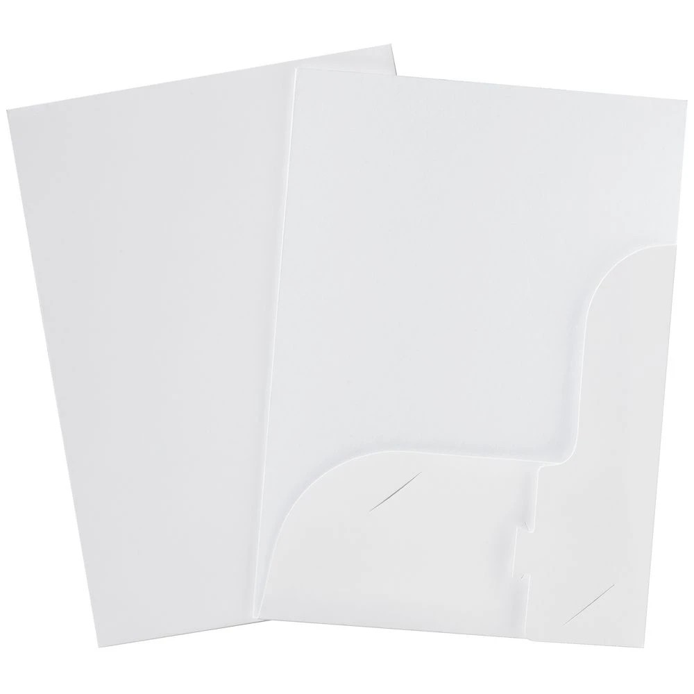 2 Marbig A5 Presentation Folder Gloss White 10 Pack, 2 of 2