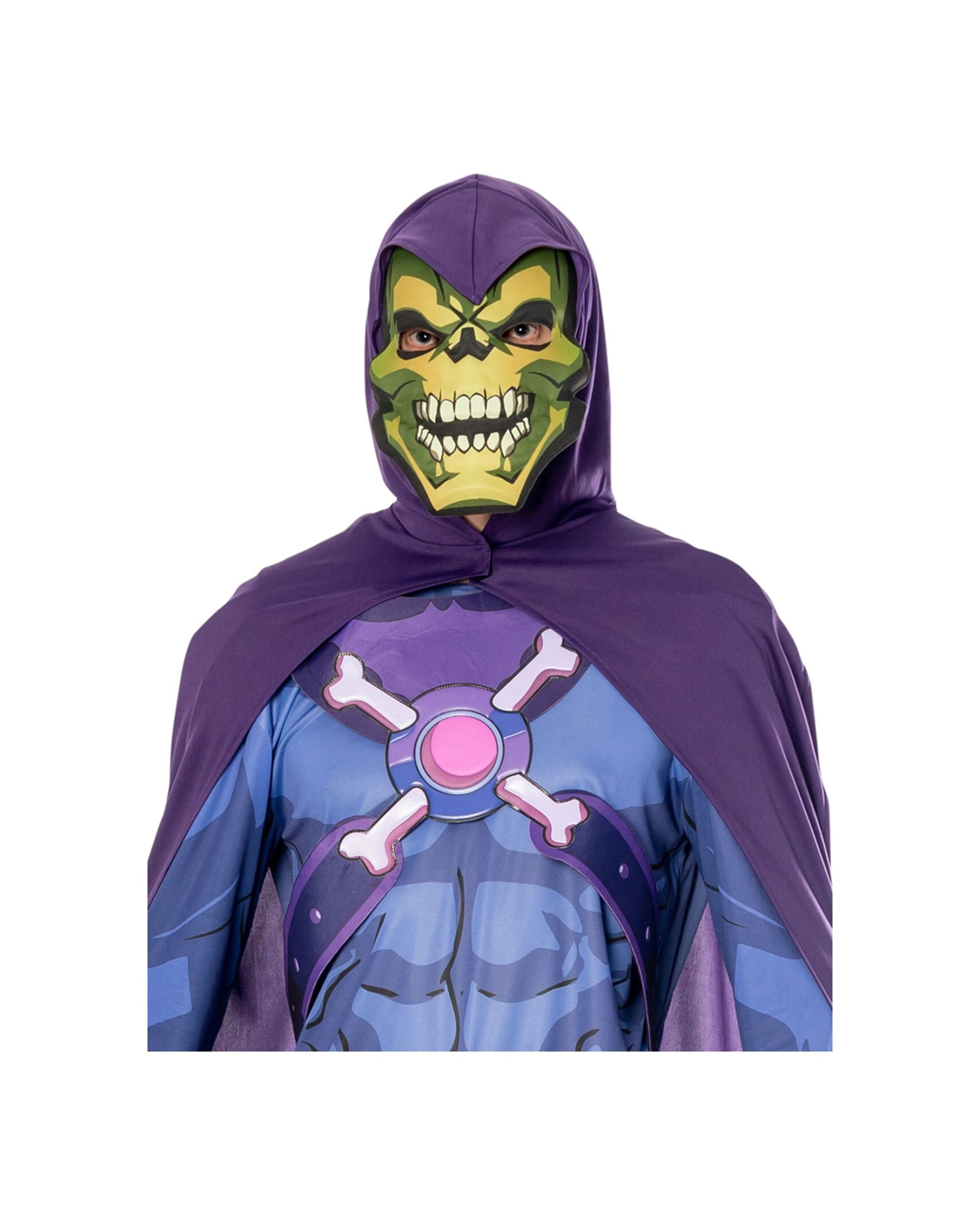 4 Mattel He-man Revelations Skeletor Deluxe Costume Party Dress-up Xl - Cosplay Outfit - Purple, 4 of 4