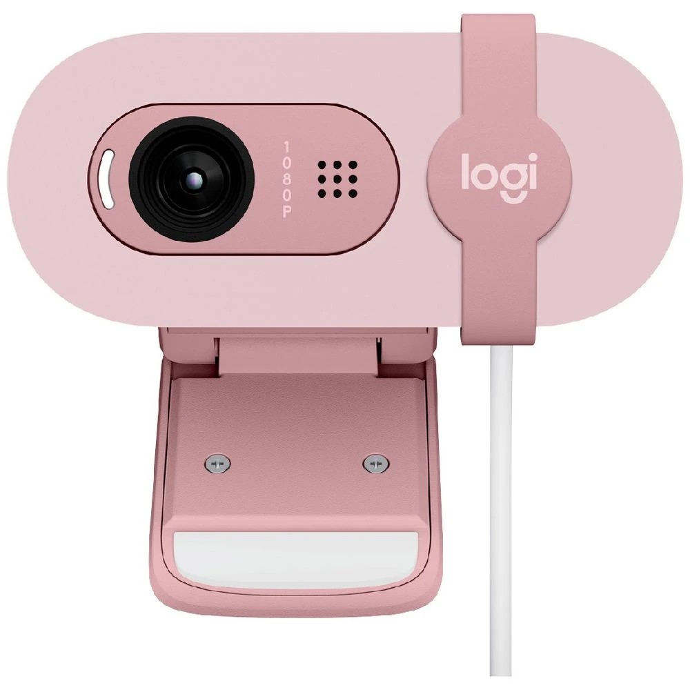 1 Logitech Brio 100 Full HD Webcam Rose, 1 of 7