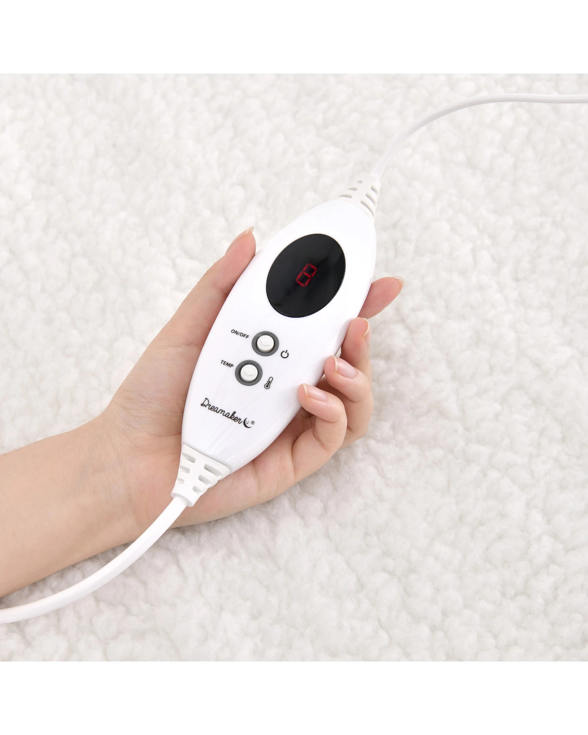 5 Dreamaker 350gsm Fleece Top Electric Blanket - Split King - Beige, 5 of 7