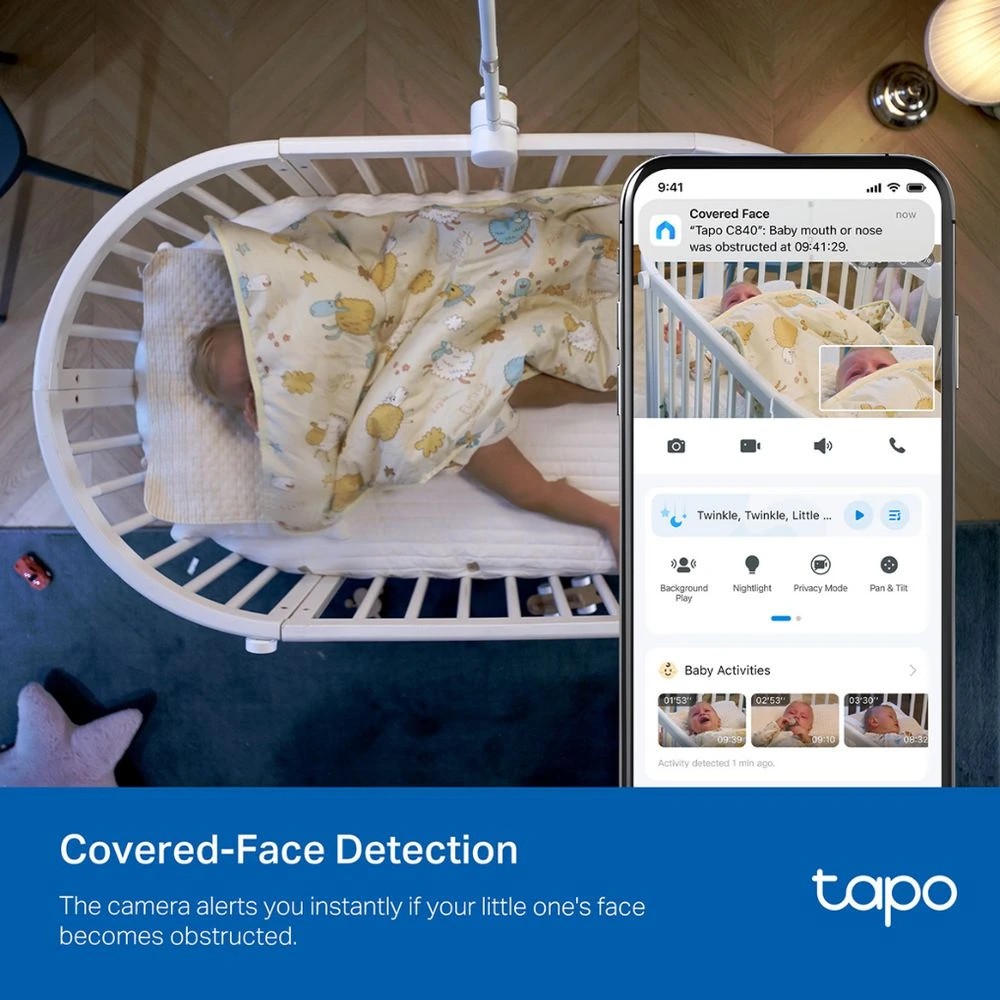 8 TP-Link Tapo C840 Dual-Lens Smart Baby Camera, 8 of 10