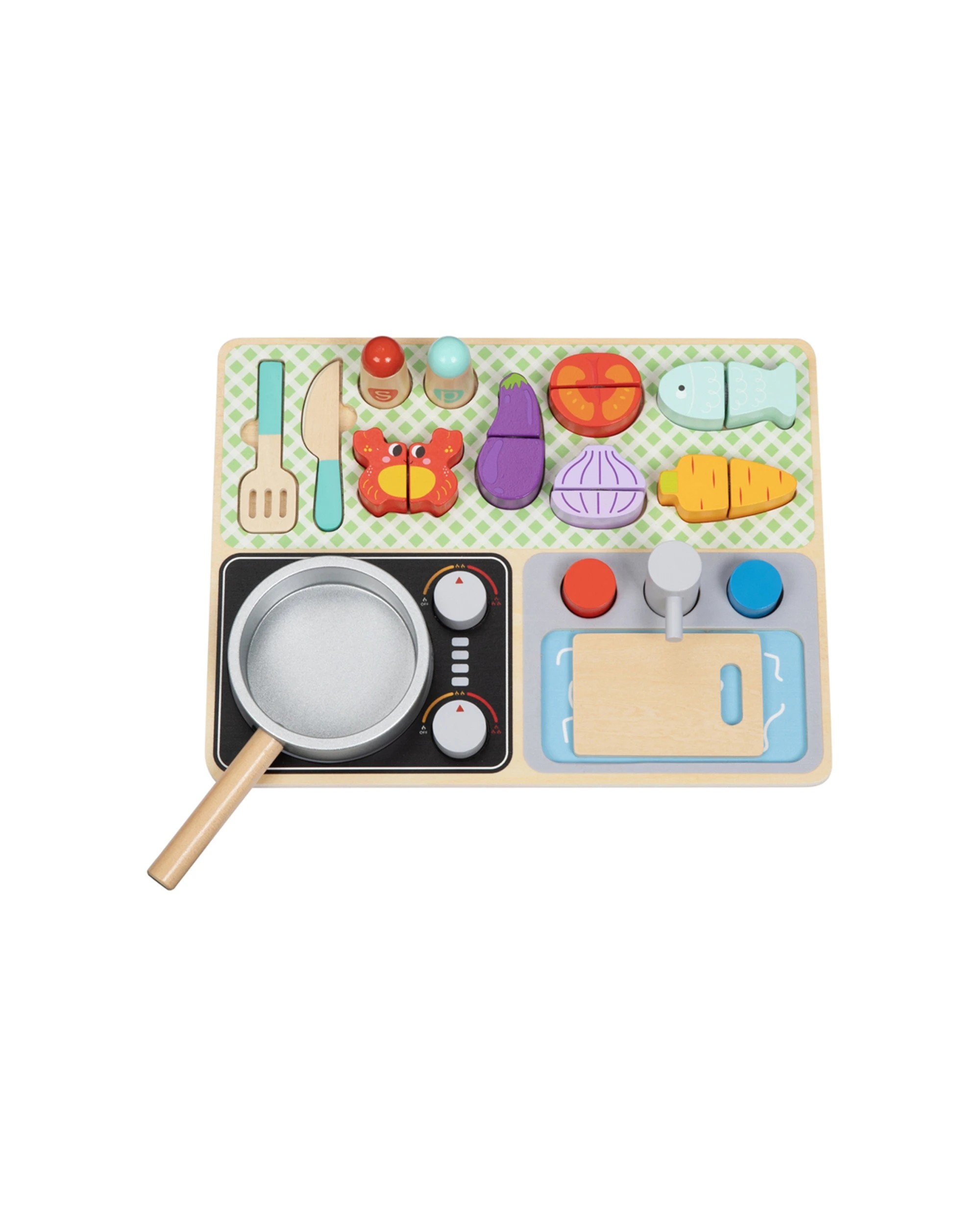2 Tooky Toy Kitchen Interactive Pretend Tabletop Fun Play Set Kids Children - Multi, 2 of 7