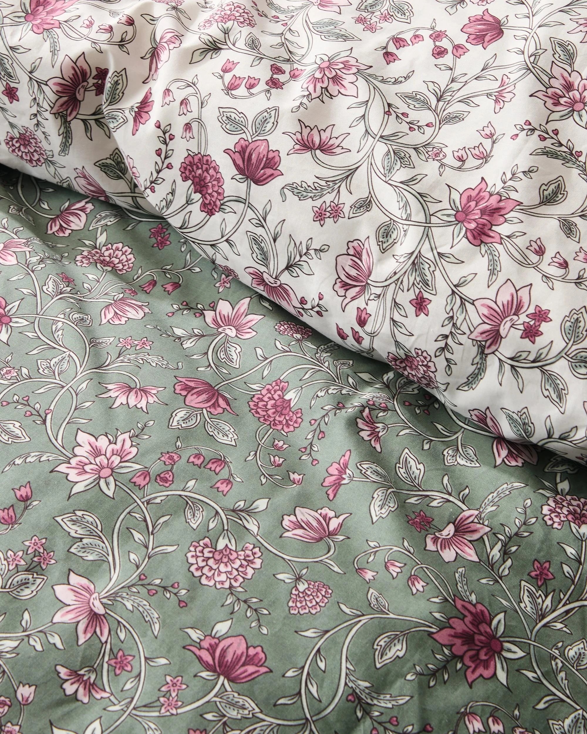 3 Target Adley Floral Australian Cotton Quilt Cover Set - King Bed - White, 3 of 4