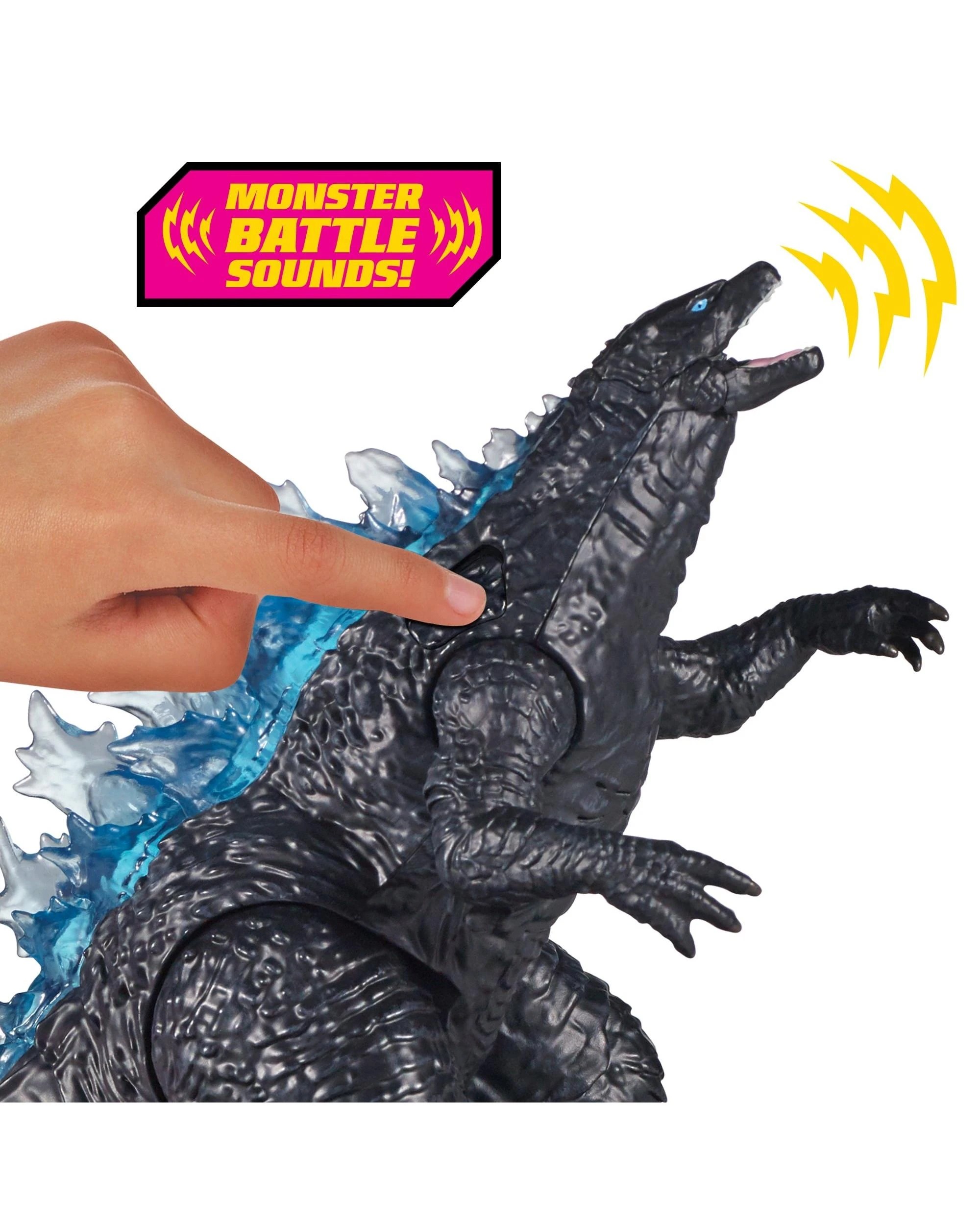 3 MonsterVerse Godzilla vs Kong Battle Roar Godzilla Deluxe Electronic 7 inch Figure, 3 of 7